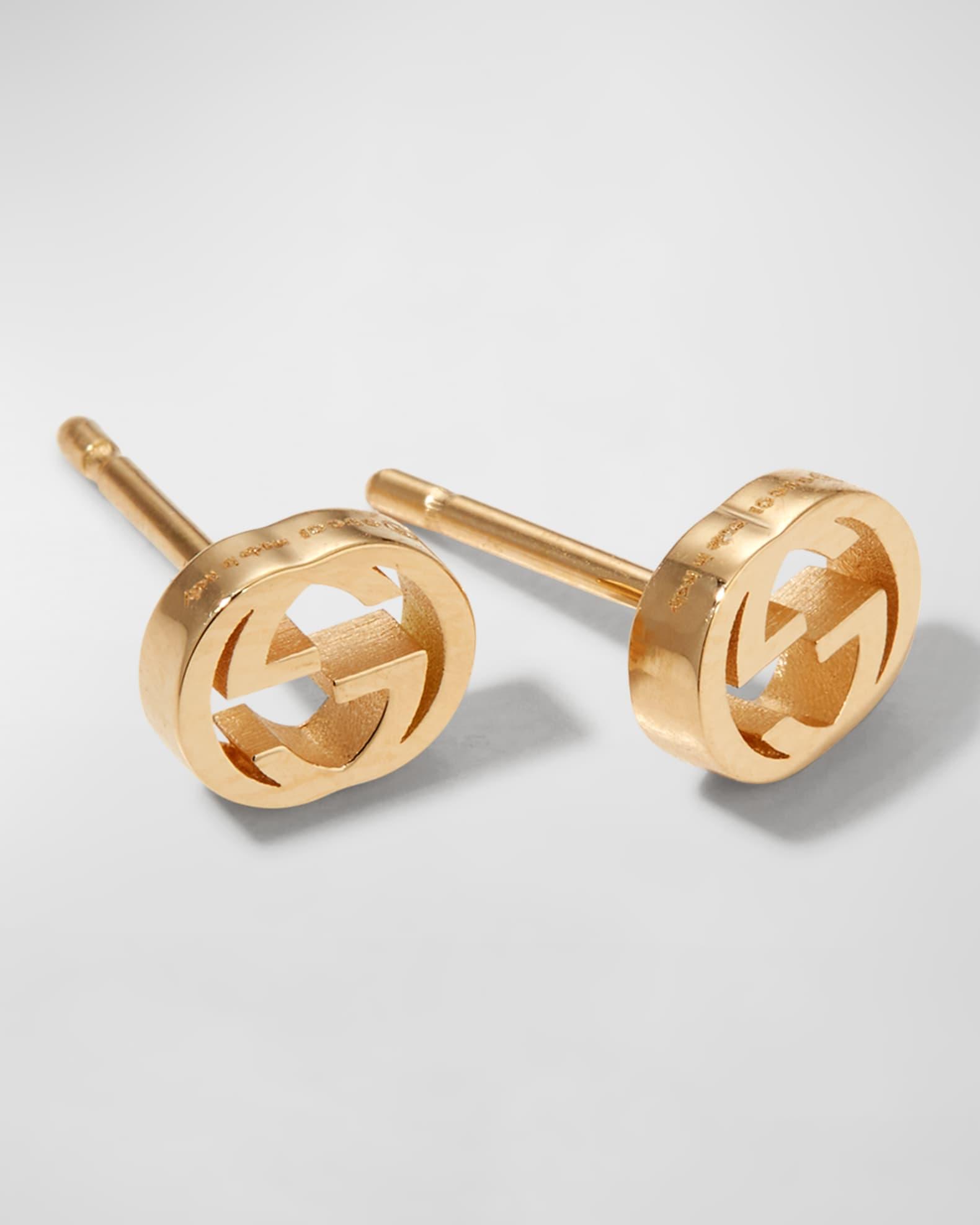 Interlocking-G Stud Earrings in Yellow Gold Product Image