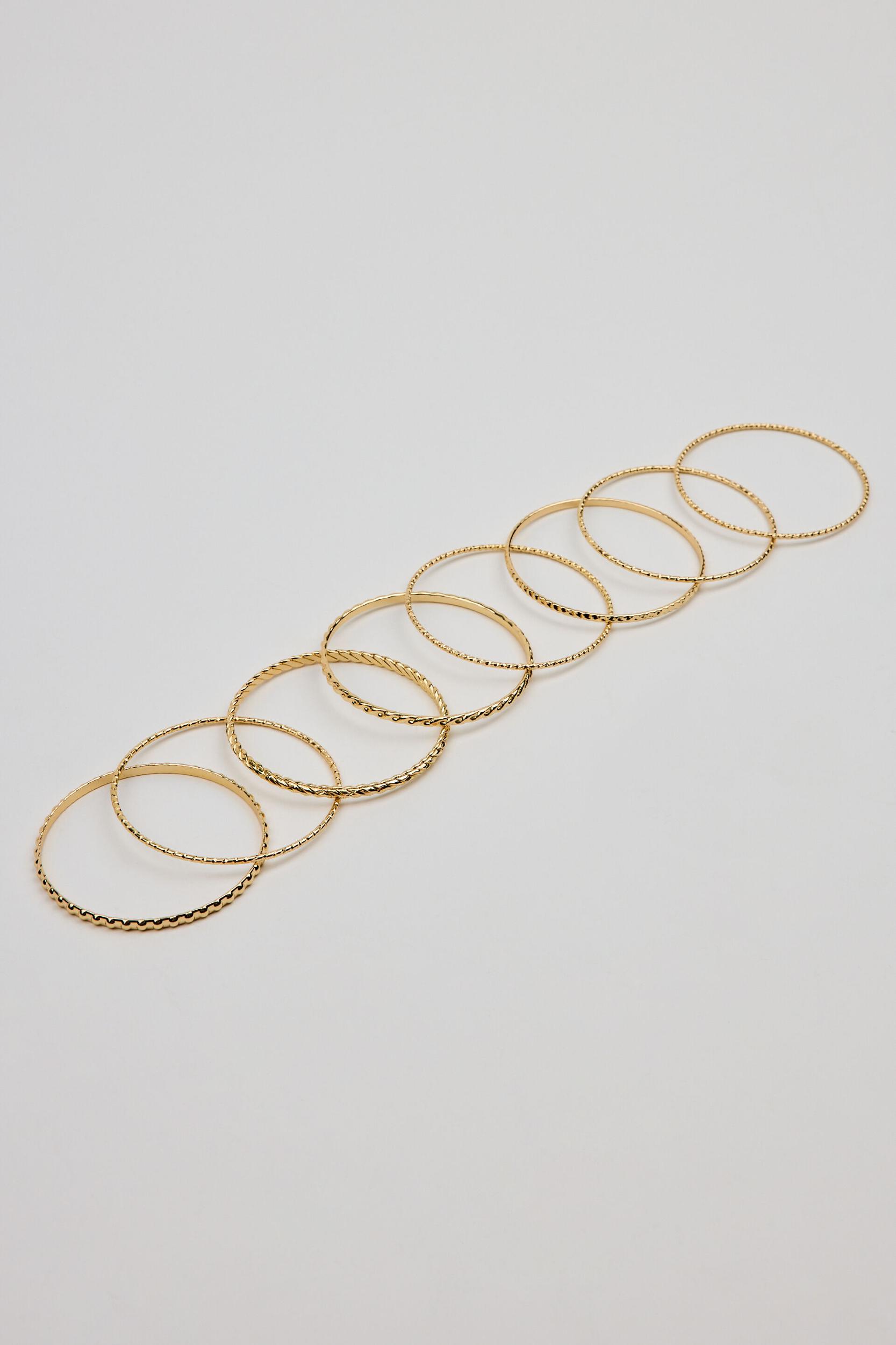Set of 11 Textured Bangles Product Image