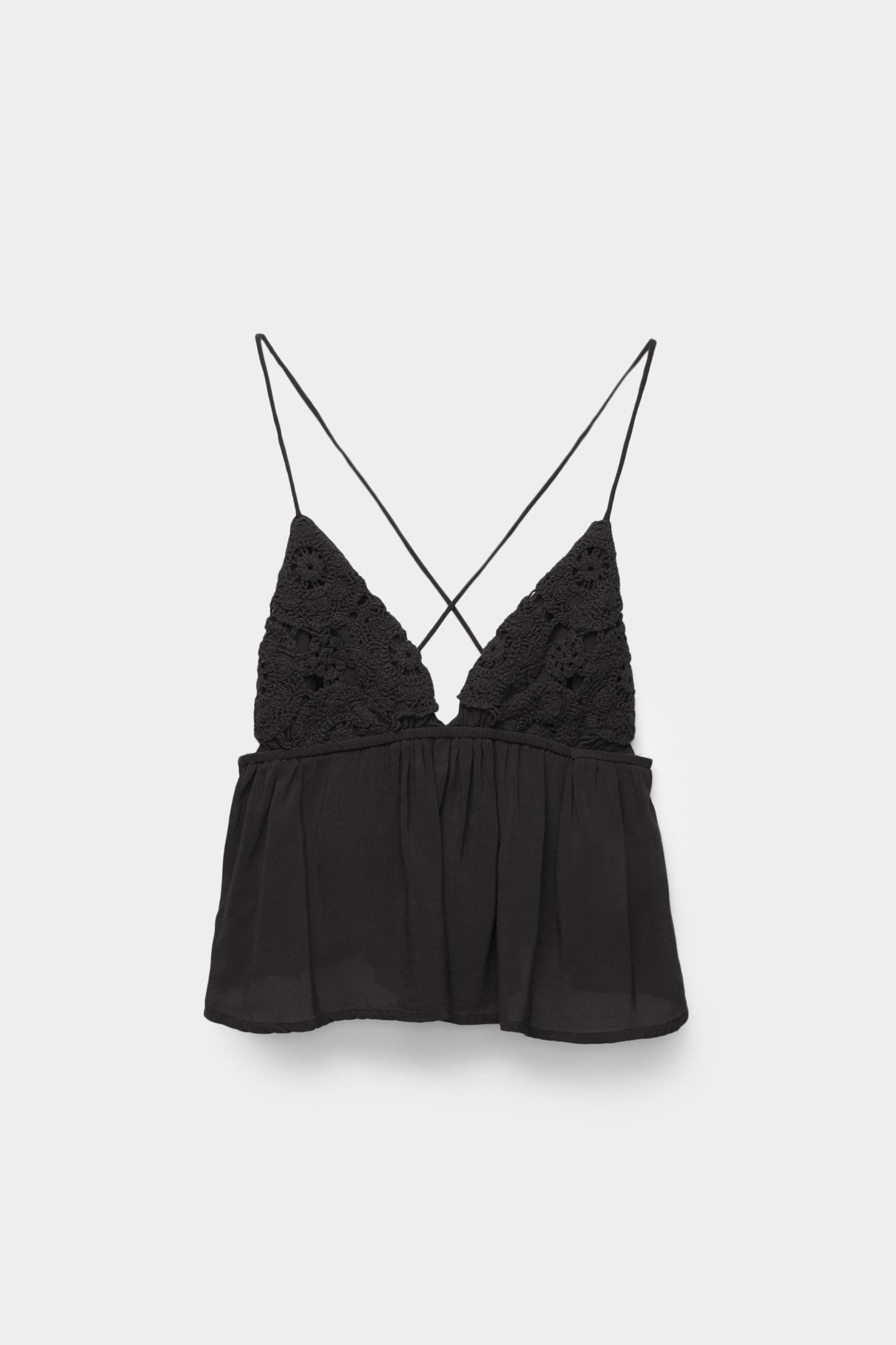 Crochet strappy top Product Image