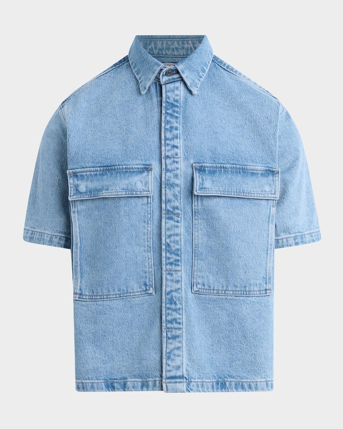 Men's Utility Denim Shirt Product Image