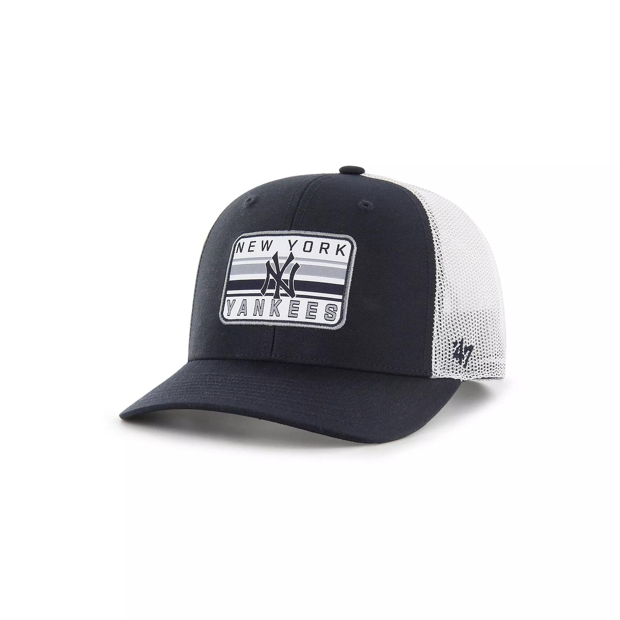 Men's '47 Navy New York Yankees Drifter Trucker Adjustable Hat, Blue Product Image