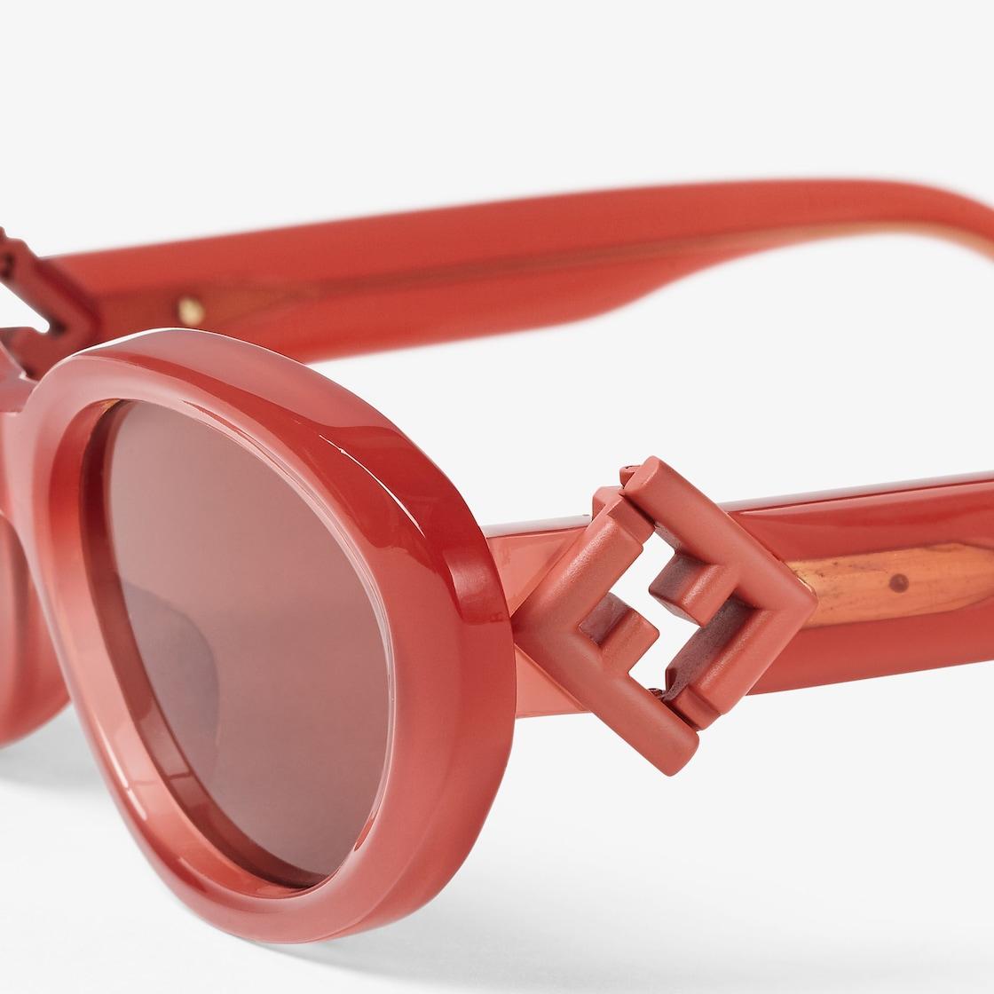 FF DiamondsRed acetate sunglasses Product Image