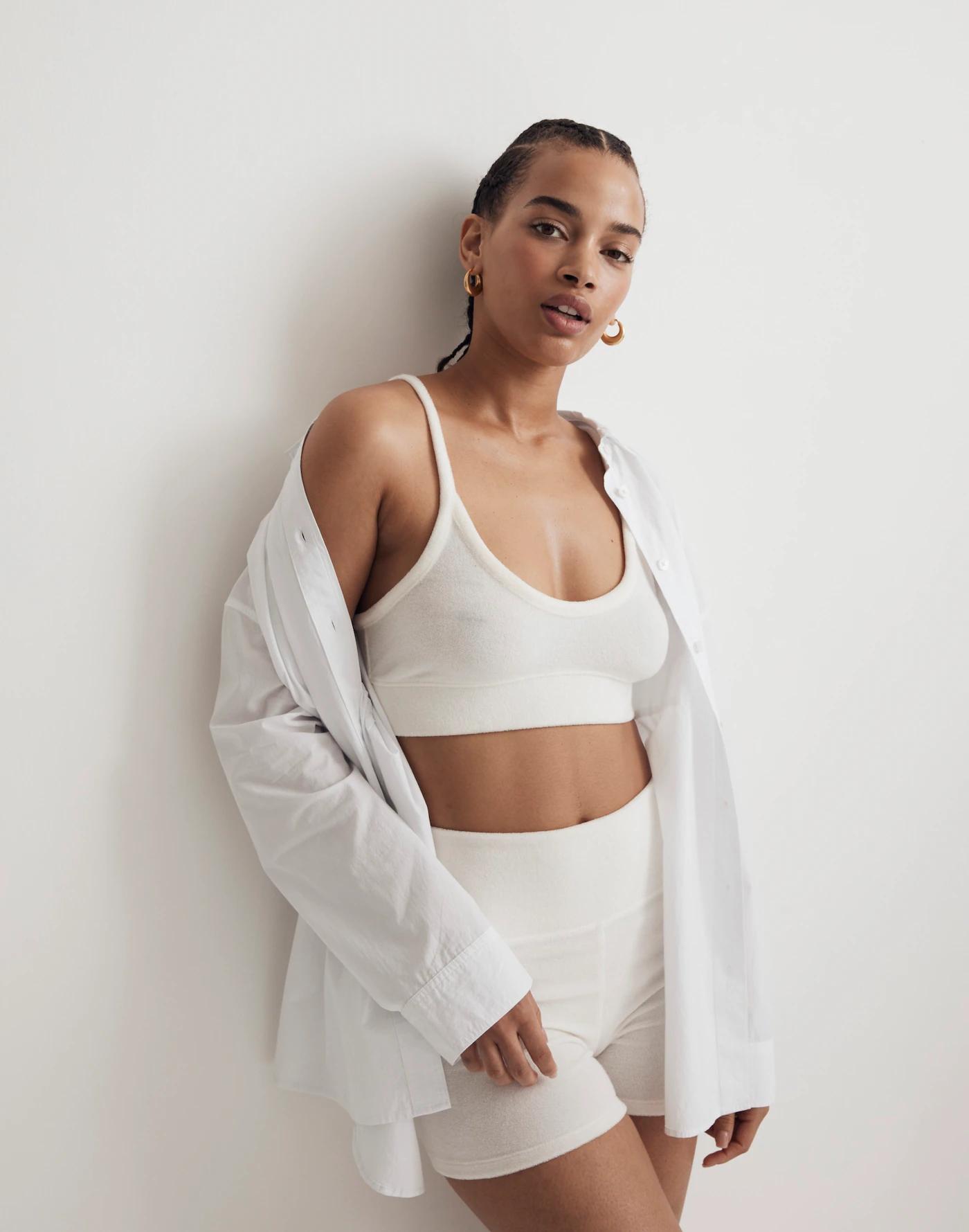 Towel Terry Scoopneck Bralette Product Image