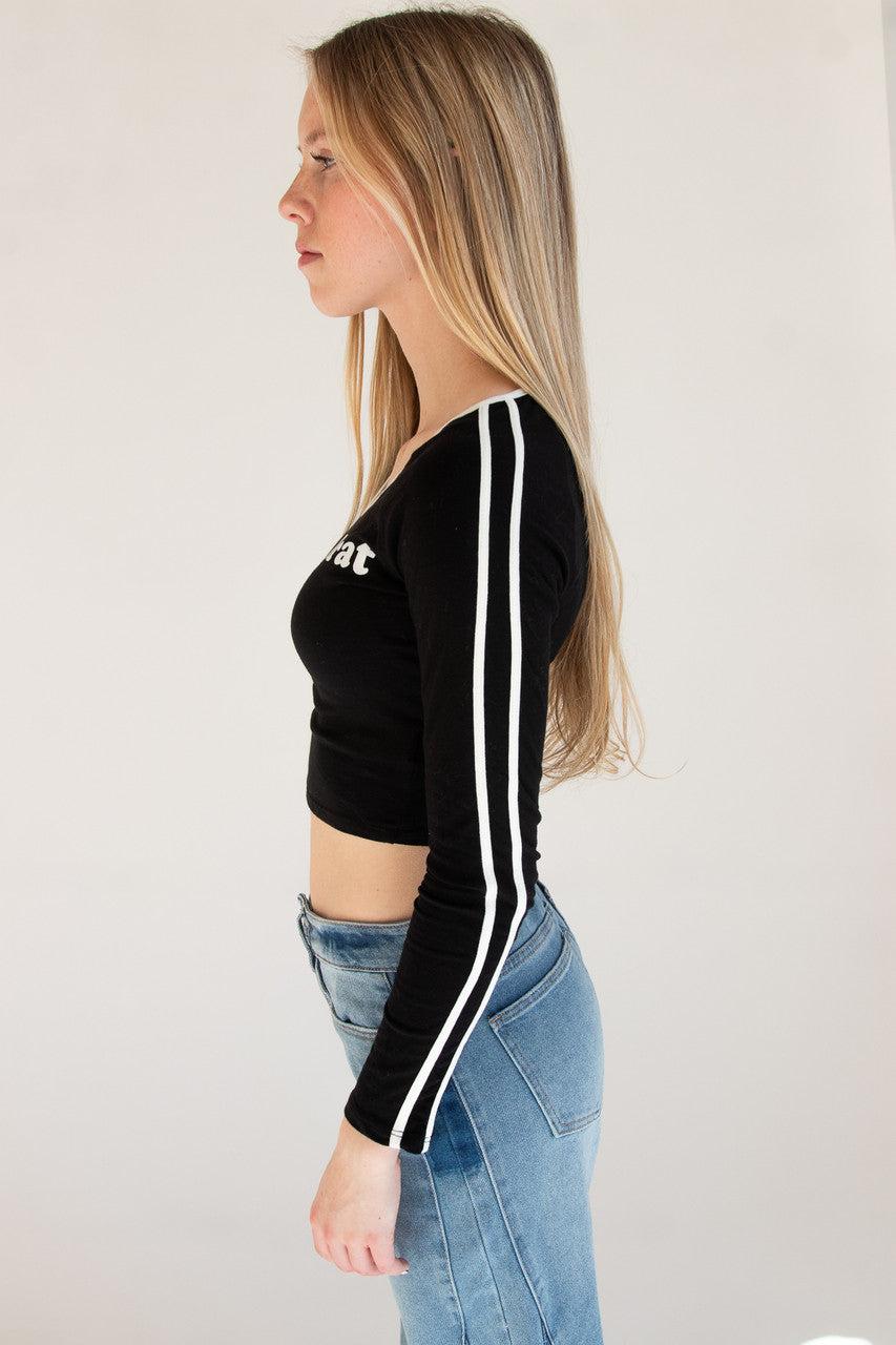 Brat Long Sleeve Sporty Tee Product Image
