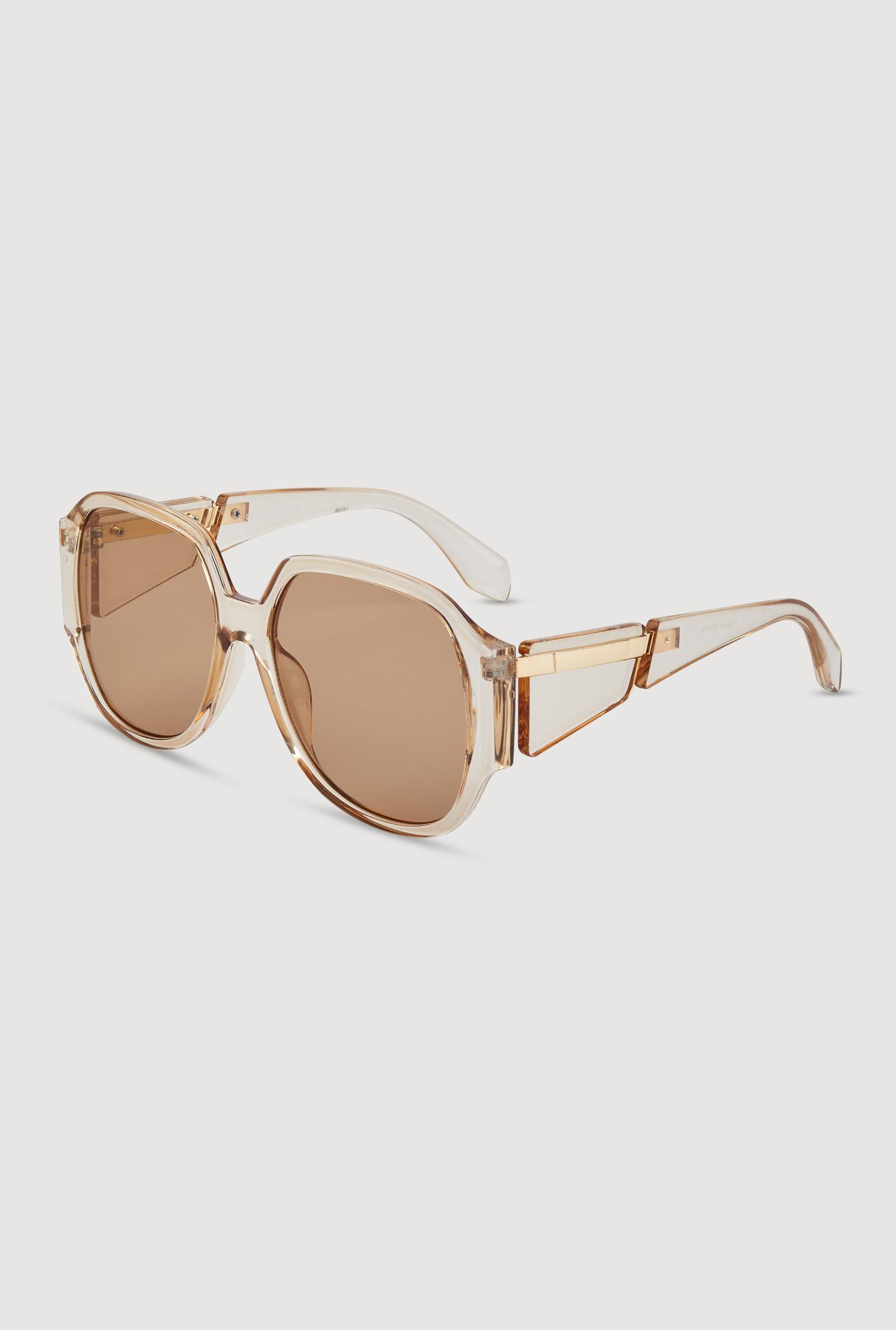 Metallic Side Detail Sunglasses Unisex Product Image