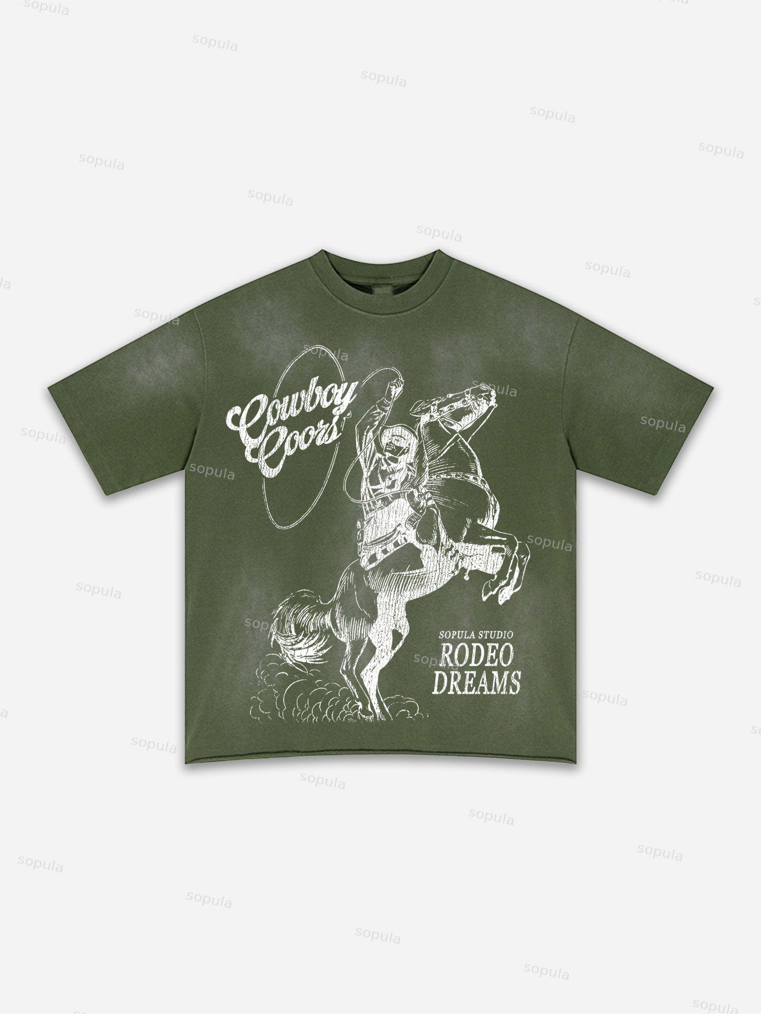 Street Goals Lip Braces Make Vintage Printed Graphic Washed T-shirt Product Image