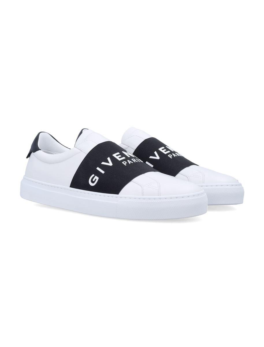 GIVENCHY Urban Street Sneakers In Leather With Elastic Band In Multi Product Image