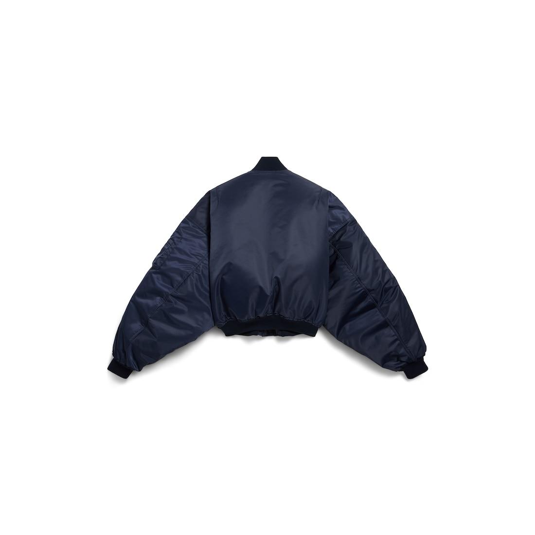 Men's Round Bomber in Dark Navy Product Image