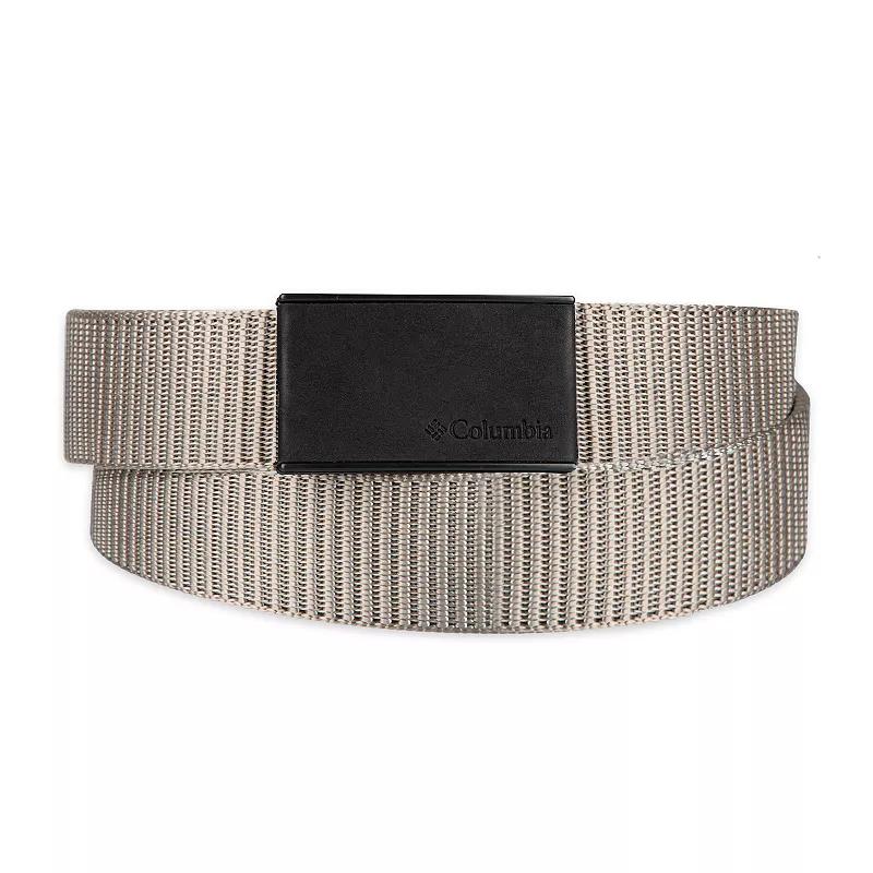 Men's Columbia Track Lock Ratchet Buckle Nylon Belt, Size: Medium, Grey Product Image