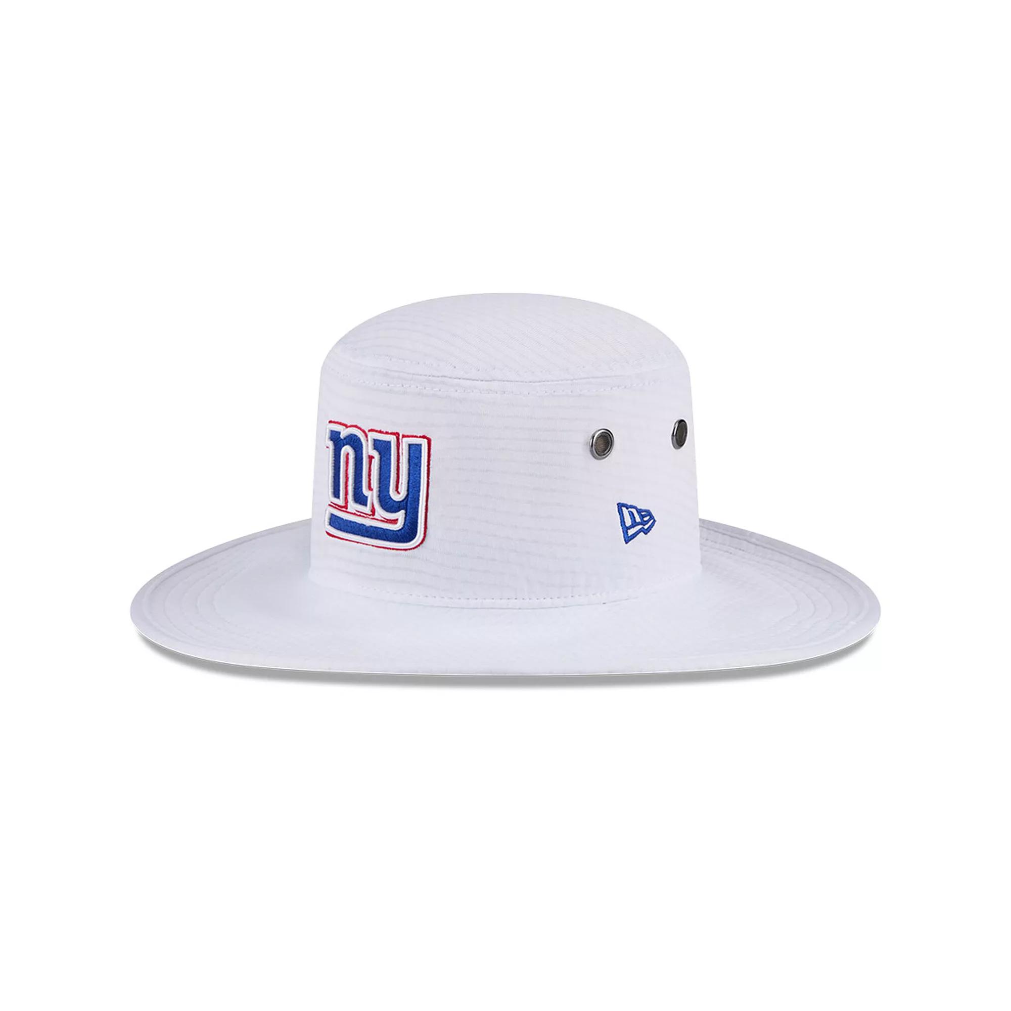Men's New Era White New York Giants 2024 NFL Training Camp Panama Bucket Hat Product Image