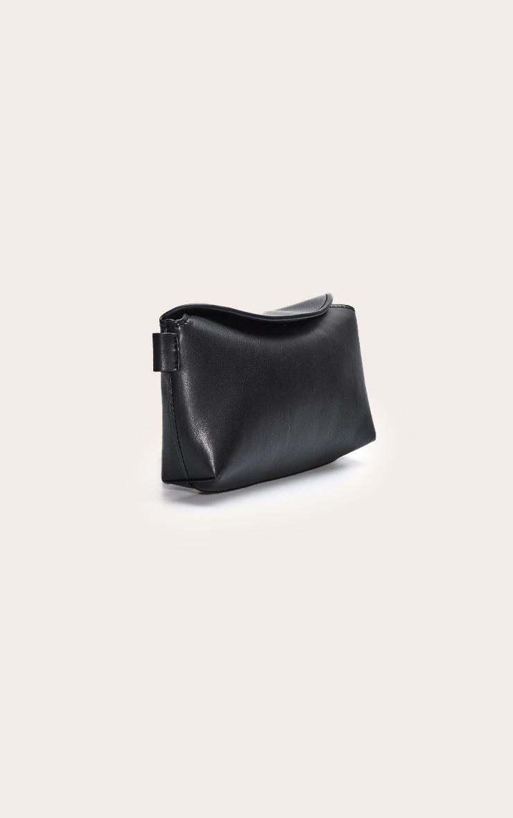 Black Soft PU Spaghetti Strap Cross Body Bag Product Image