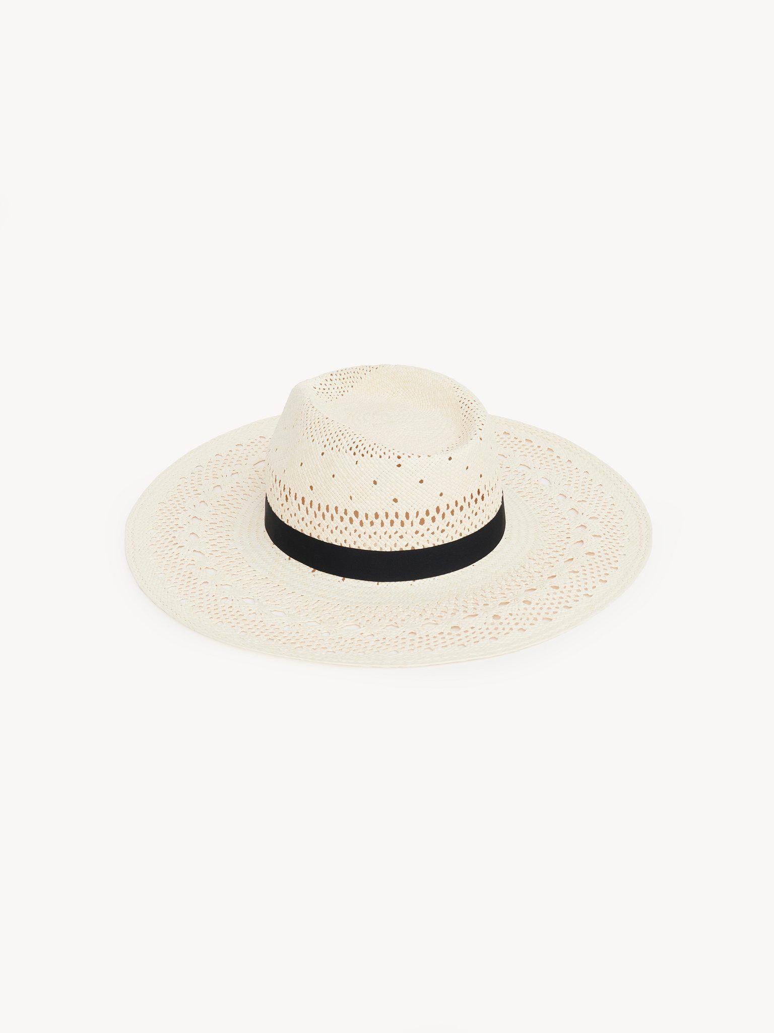 The Chloé Panama hat in palm straw Product Image