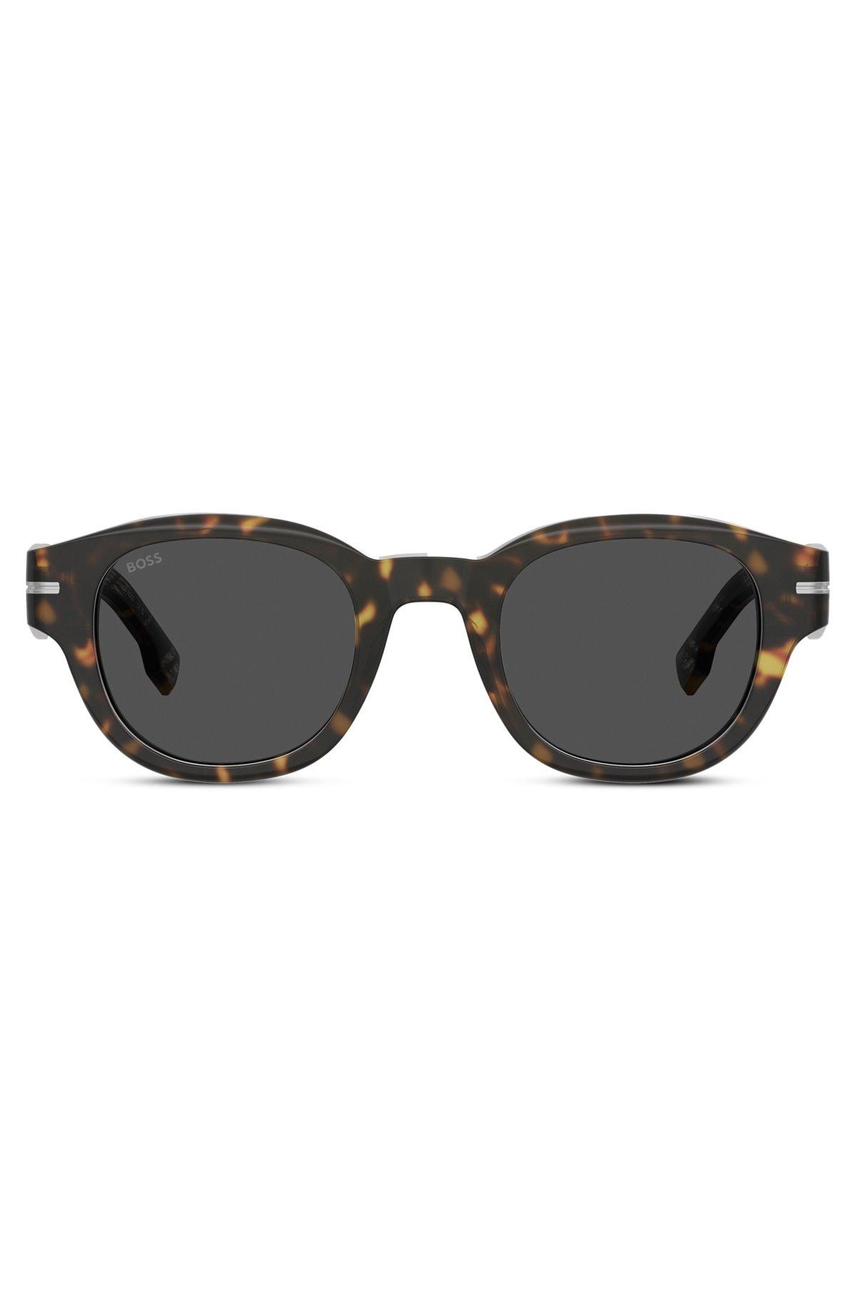 Patterned-acetate sunglasses with silver-tone hinges Product Image