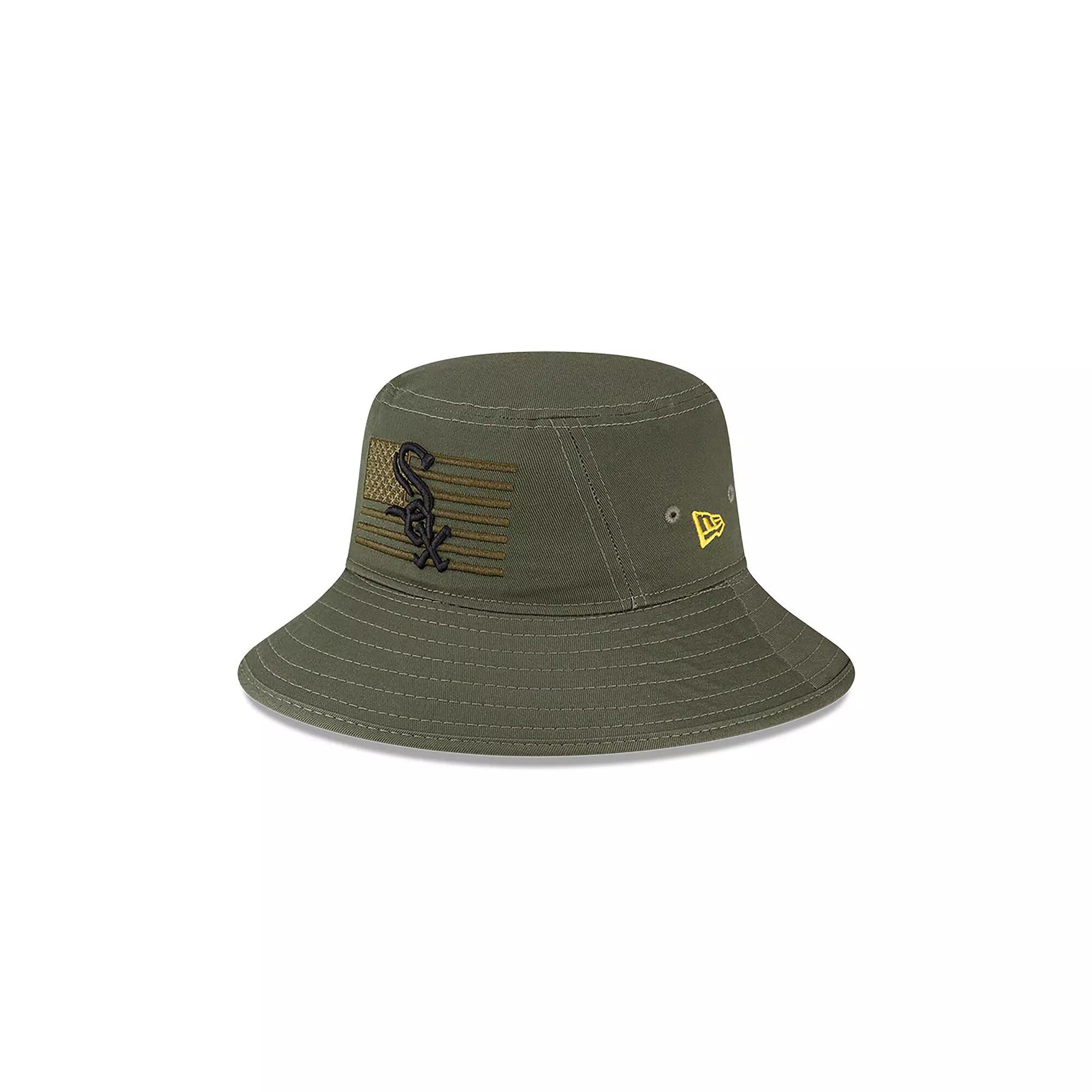 Men's New Era Green Chicago White Sox 2023 Armed Forces Day Bucket Hat,  Product Image