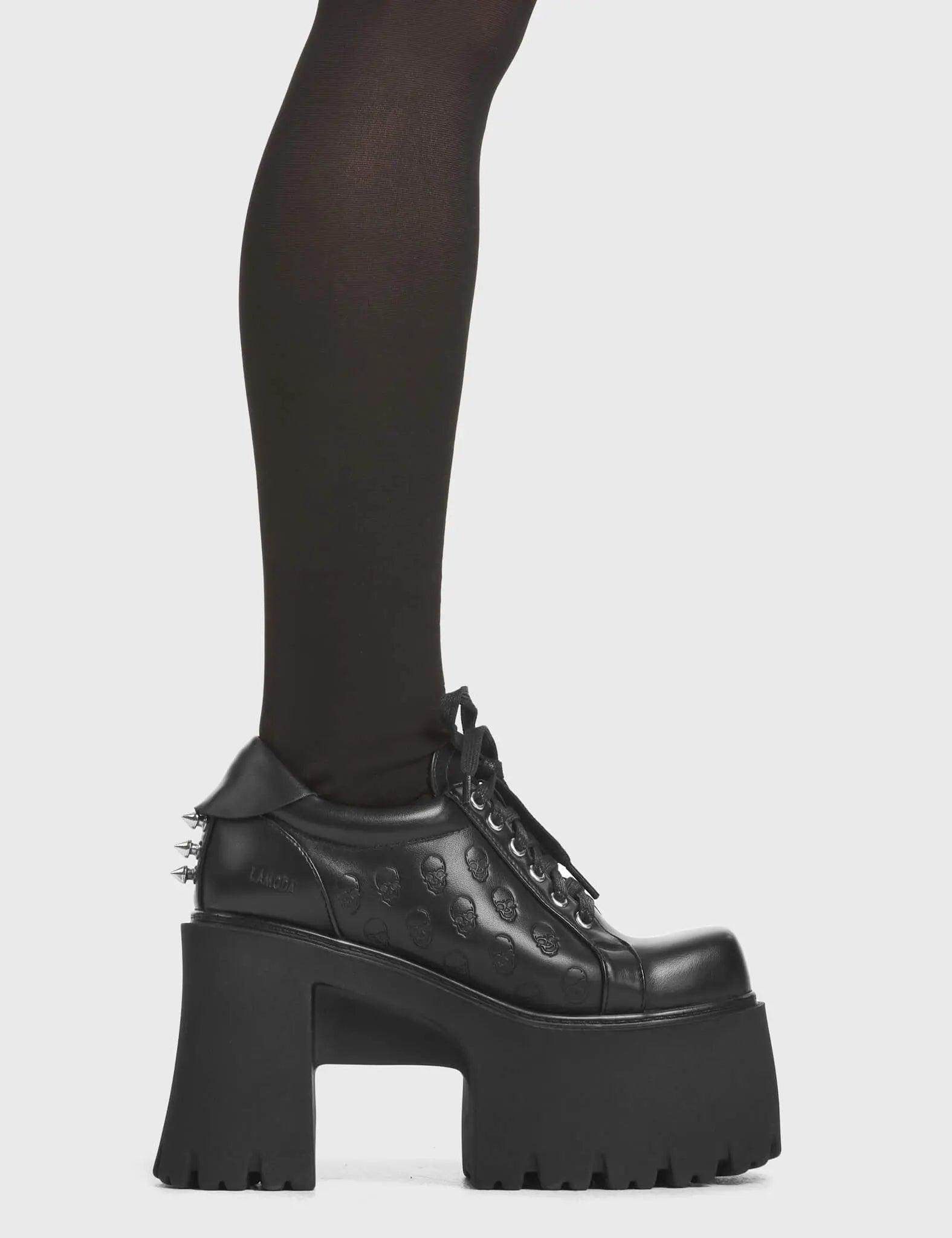 Haunted House Chunky Platform Sneakers Product Image