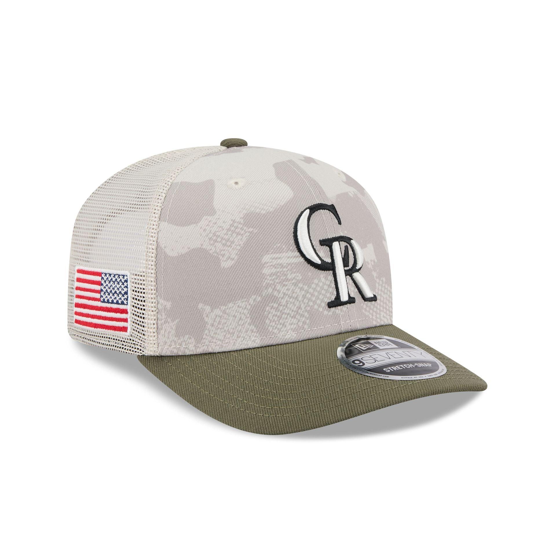 Colorado Rockies Armed Forces Day 2025 9SEVENTY Trucker Hat Male Product Image