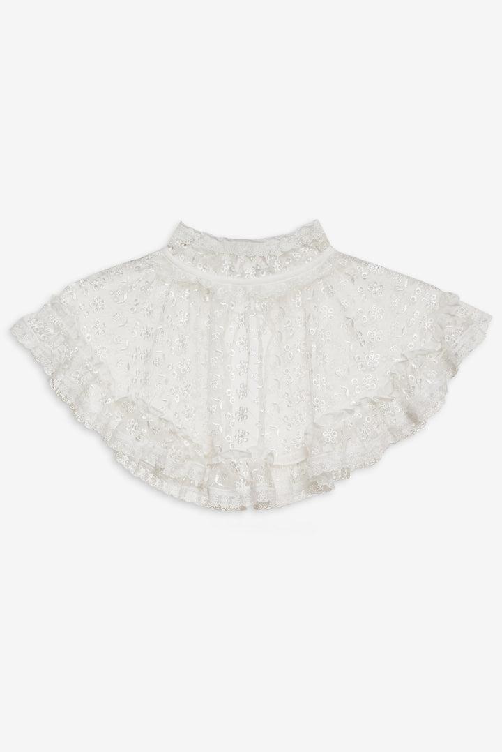 Layer Cake Chiffon Collar — White Product Image