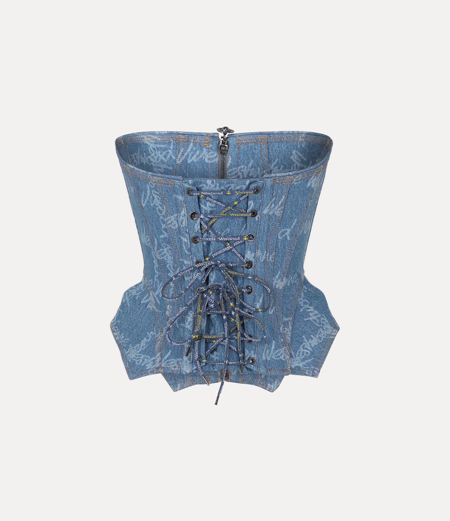 Denim Cobrax Corset Product Image