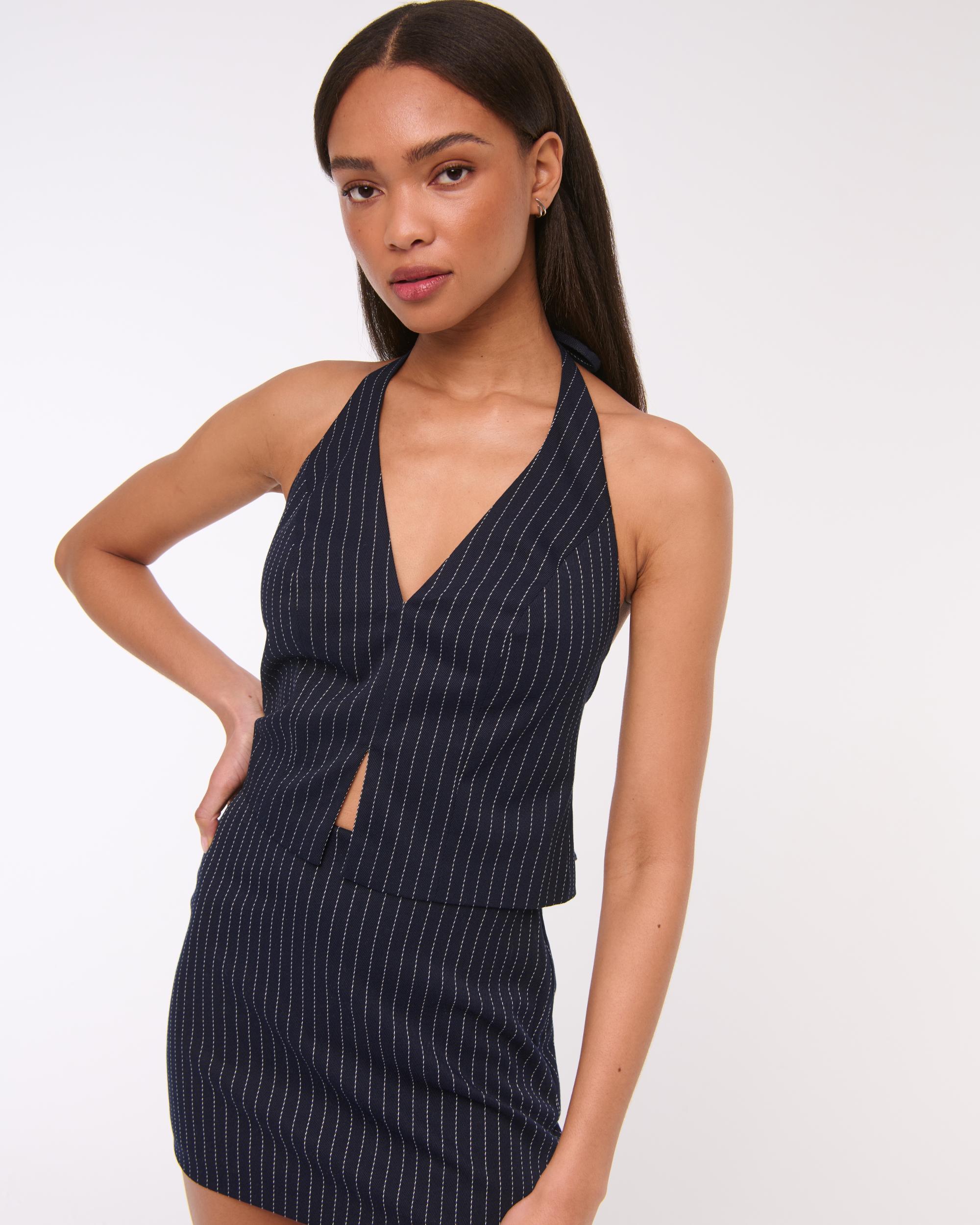 Tailored Halter Vest Product Image