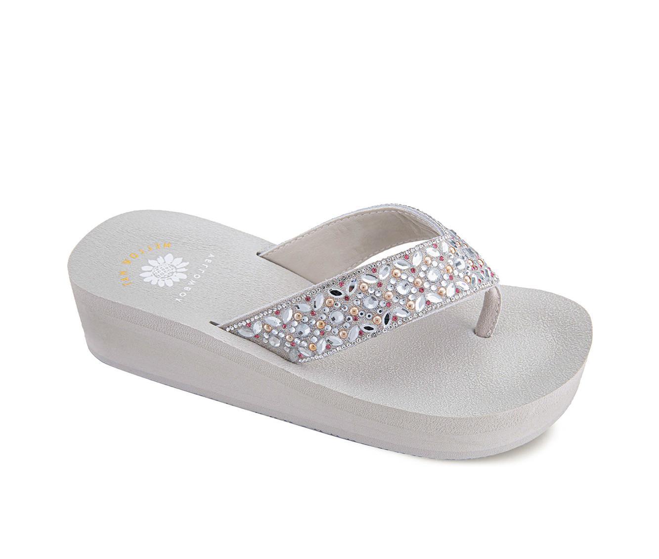 Women's Yellow Box Penza Wedge Flip-Flops Product Image