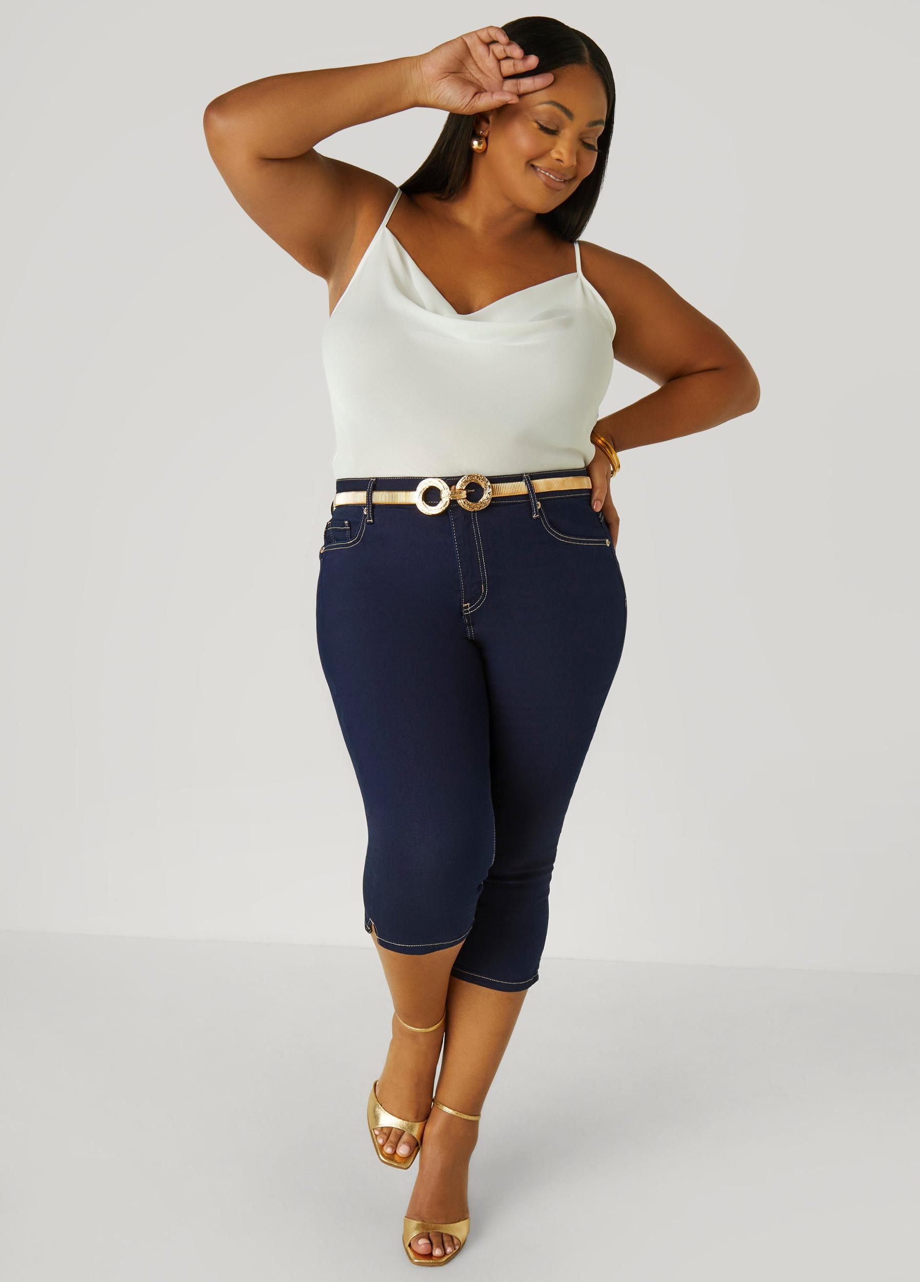 Plus Size Cowl Neck Tank Ashley Stewart Product Image