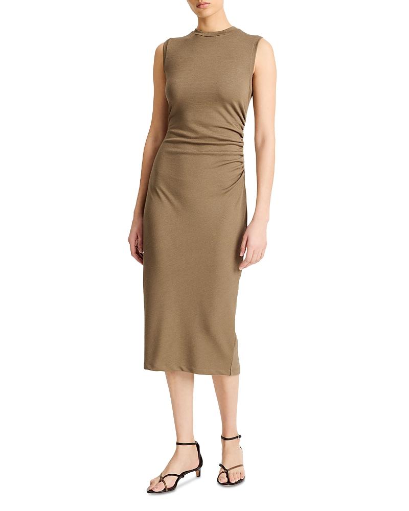 Womens Stretch Jersey Sleeveless Midi-Dress Product Image