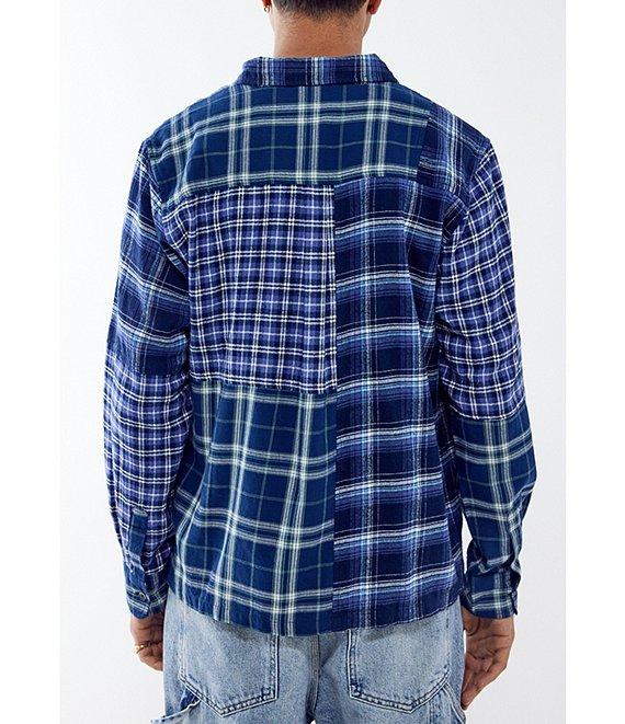 BDG Urban Outfitters Long Sleeve Mixed Check Woven Shirt Product Image