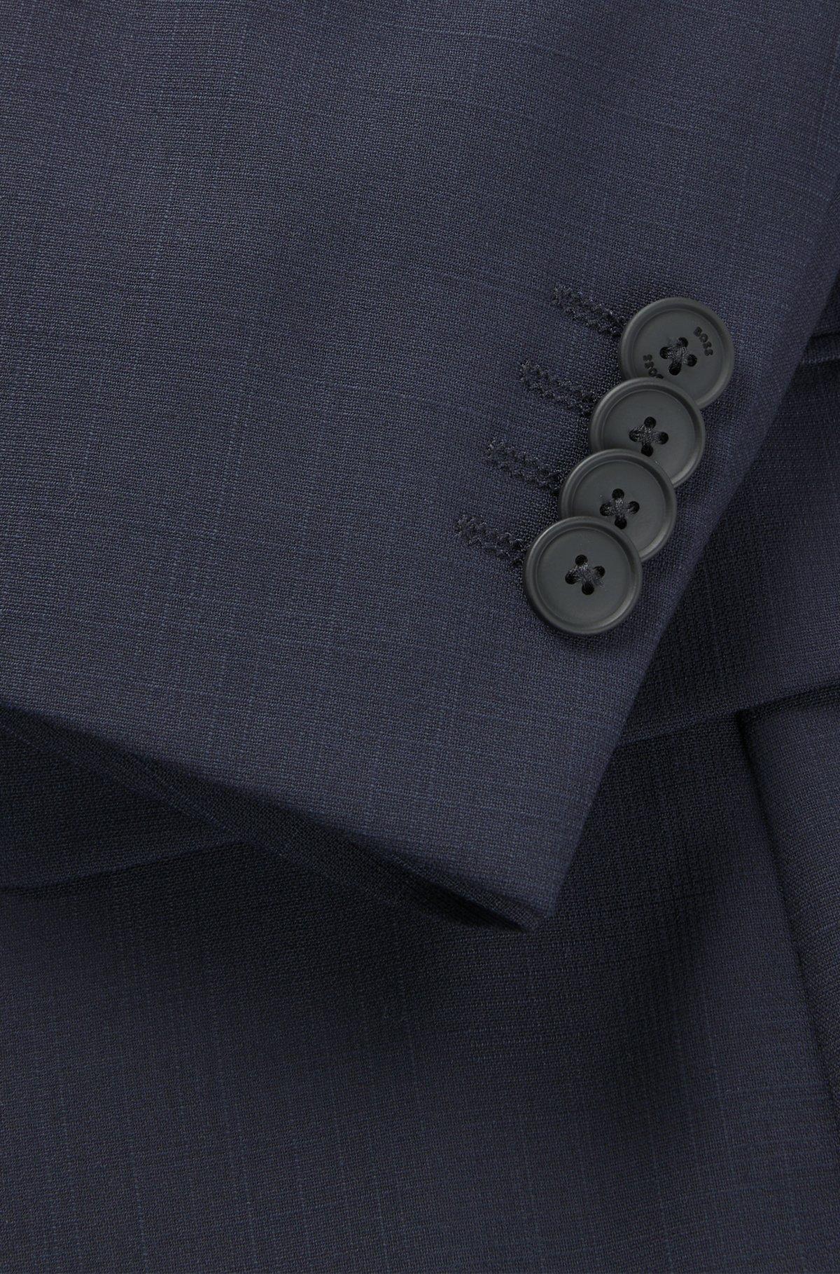 BOSS - Slim-fit suit in a performance-stretch wool blend - Dark Blue Product Image
