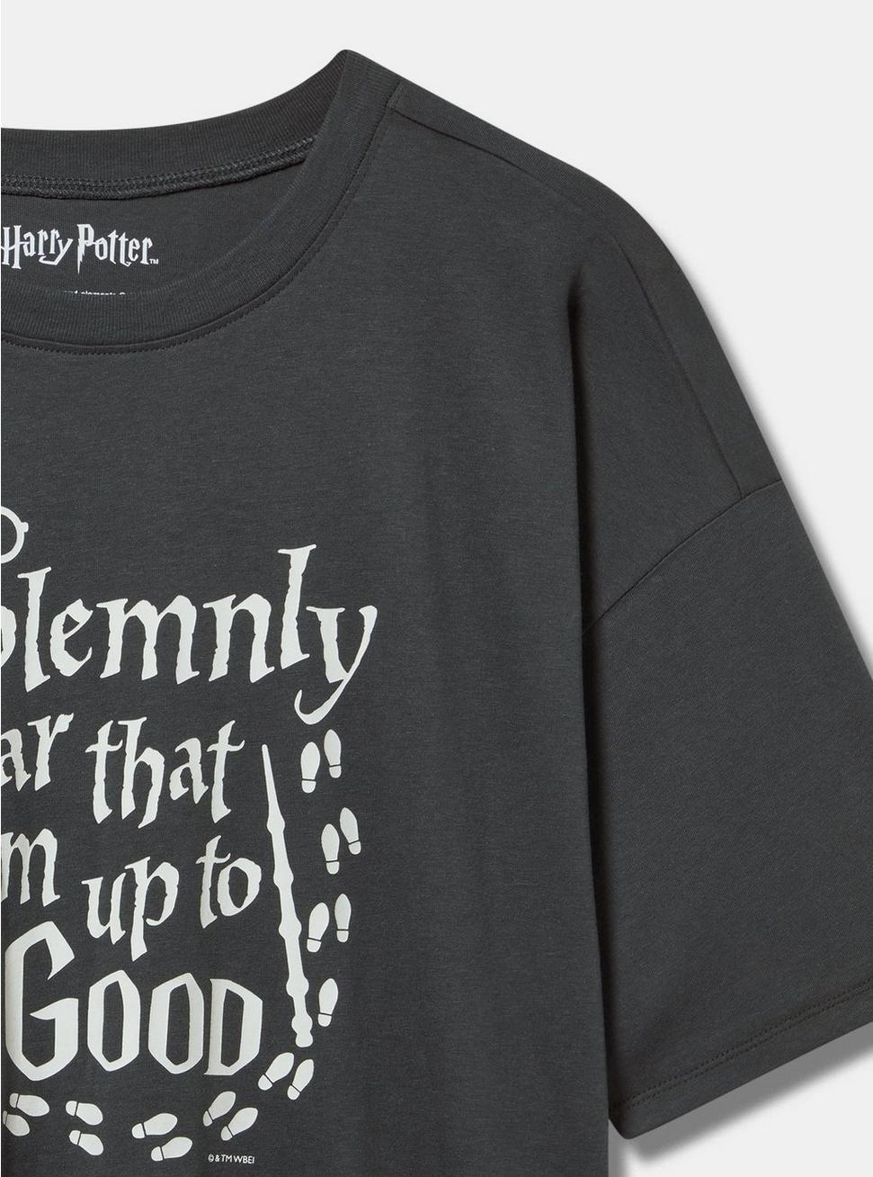 Harry Potter Solemnly Swear Oversized Cotton Crew Tee Product Image
