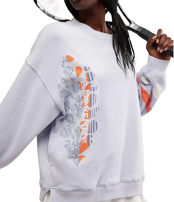 FP Movement All Star Pullover Logo Crew Neck Long Sleeve Pullover Product Image