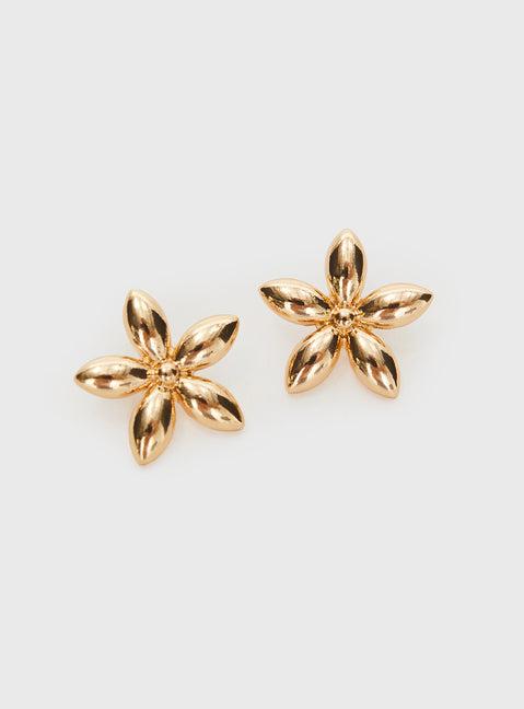 Torquil Earrings Gold Product Image