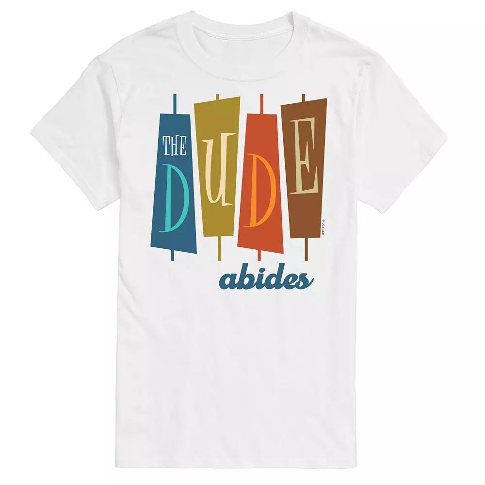 Big & Tall The Big Lebowski Retro Dude Abides Tee, Men's,  Product Image