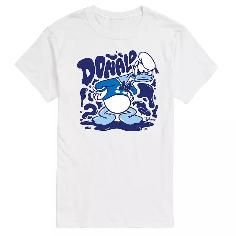 Disney's Donald Duck Big & Tall Drip Graphic Tee, Men's,  Product Image