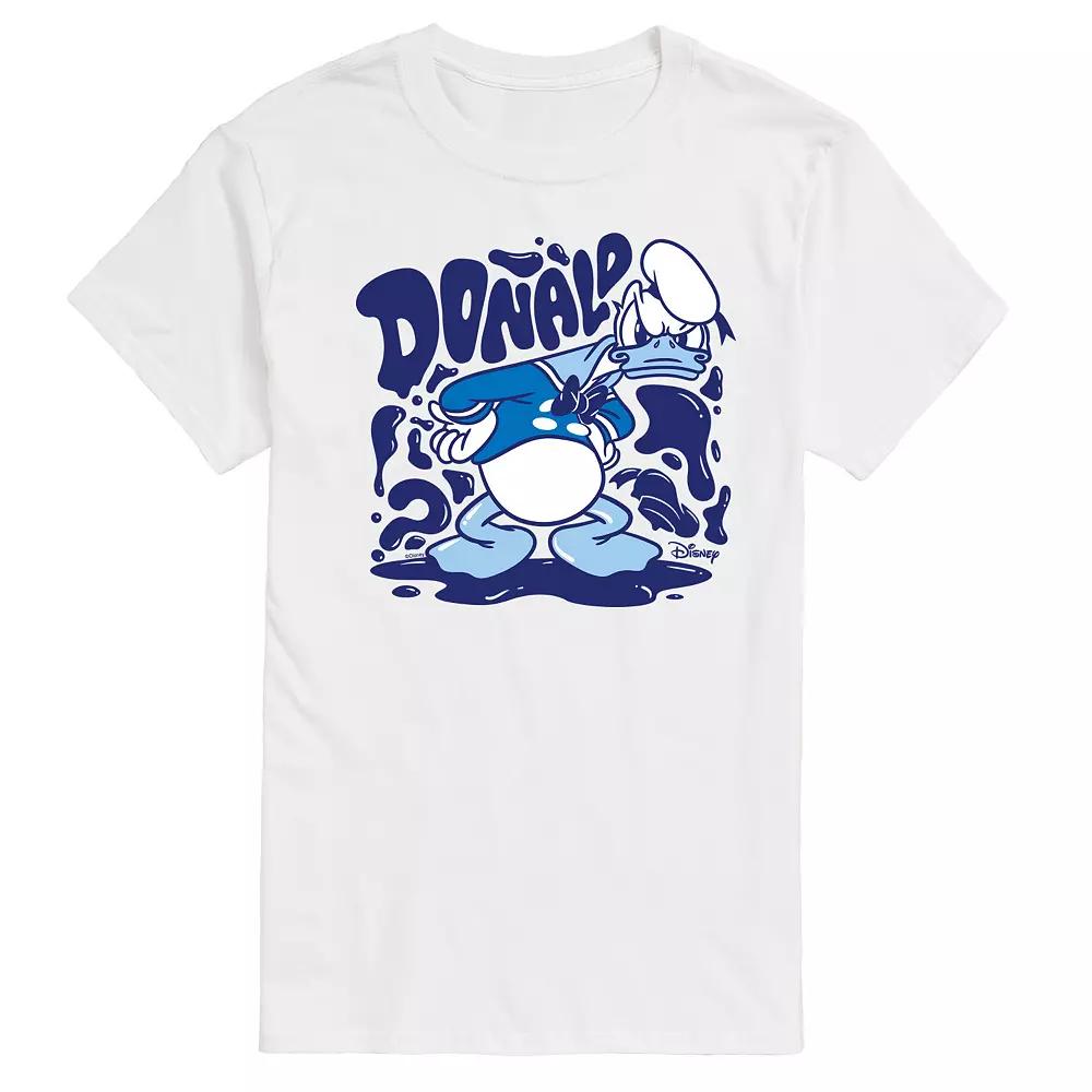 Disney's Donald Duck Big & Tall Drip Graphic Tee, Men's,  Product Image
