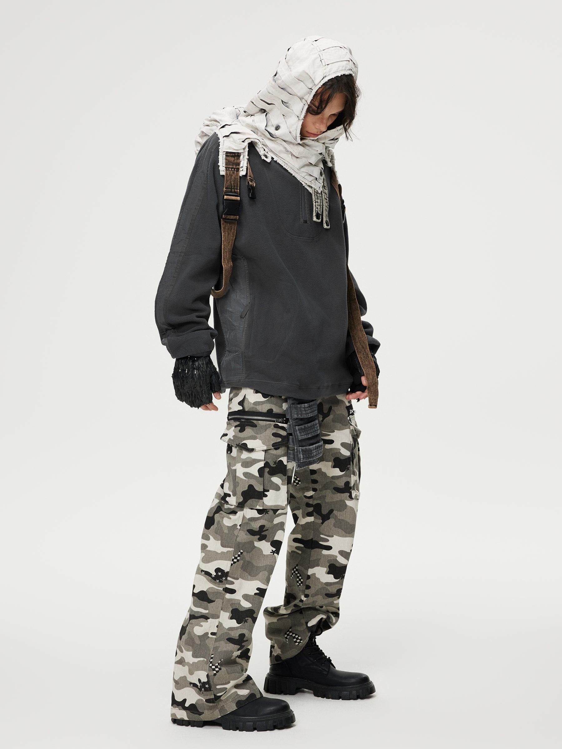 Aelfric Eden Camouflage Multi Pocket Jeans Product Image