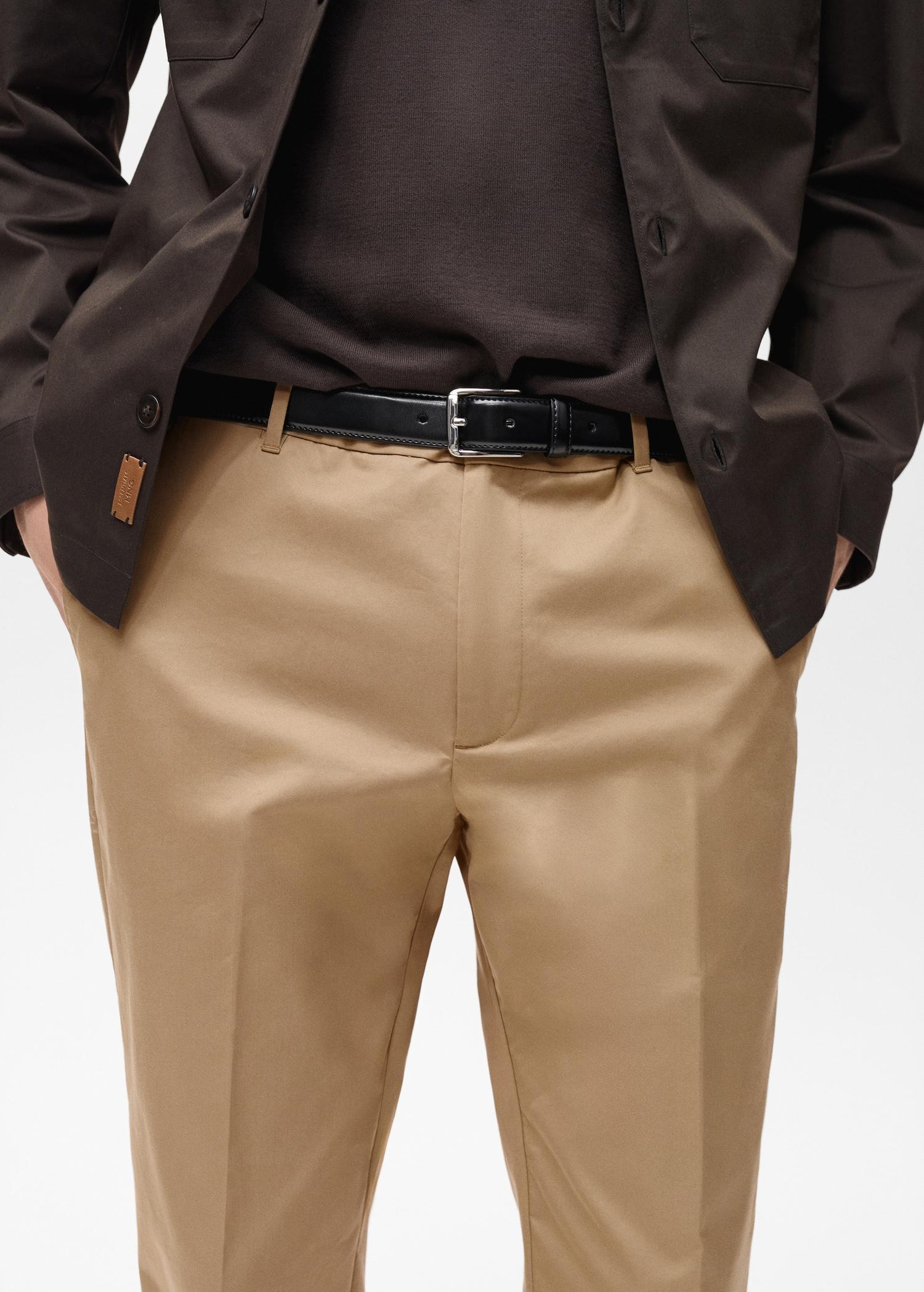Dublino slim-fit chino pants - Men | MANGO USA Product Image