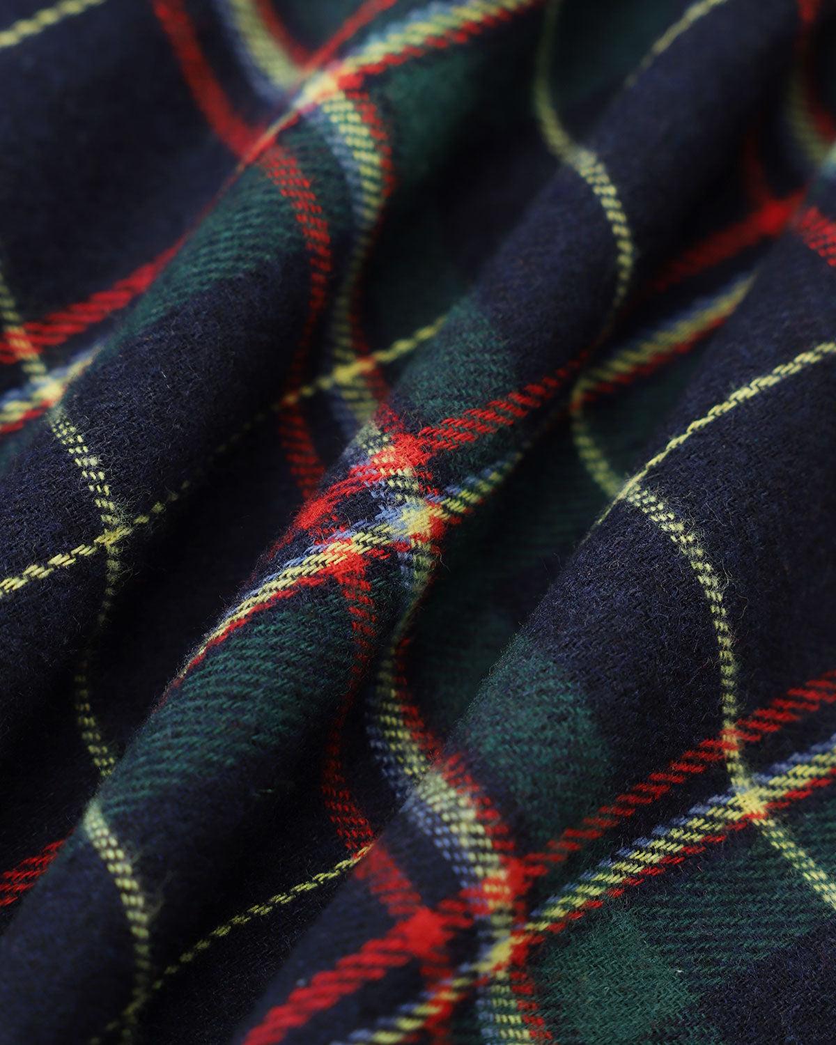 Green Plaid High-waisted Mini Skirt Product Image