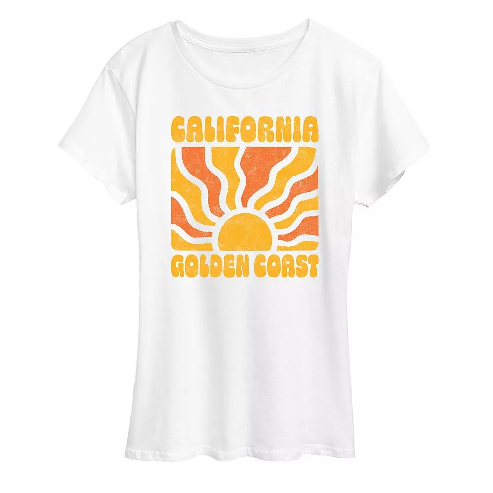 Women's California Golden Coast Graphic Tee,  Product Image
