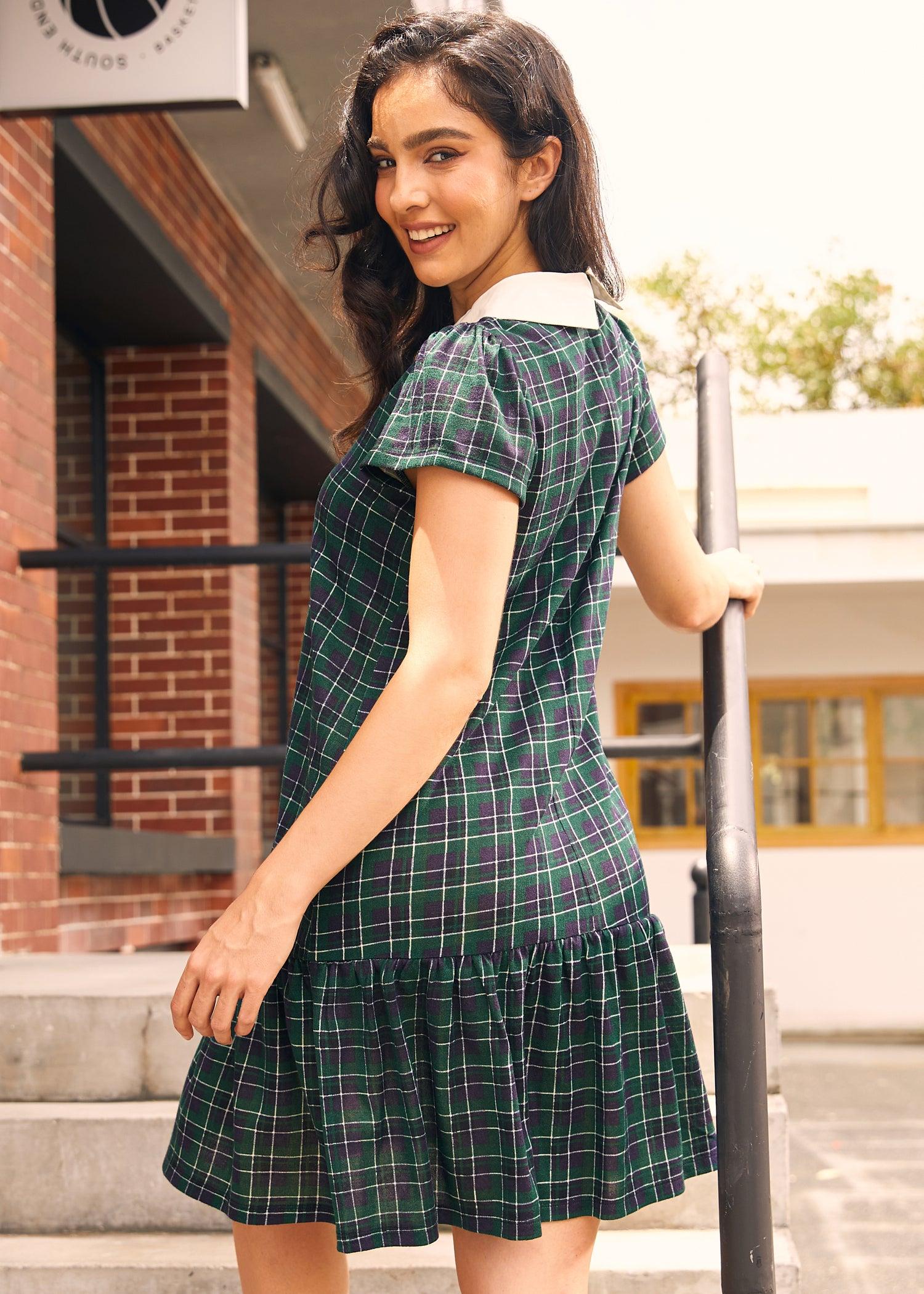 School Days Collared Dress Product Image