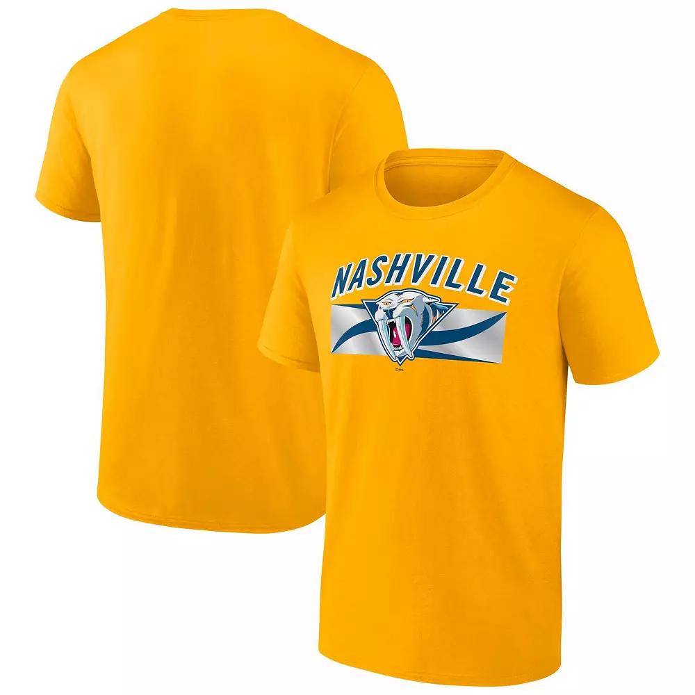 Men's Fanatics Gold Nashville Predators Confidential Program T-Shirt,  Product Image