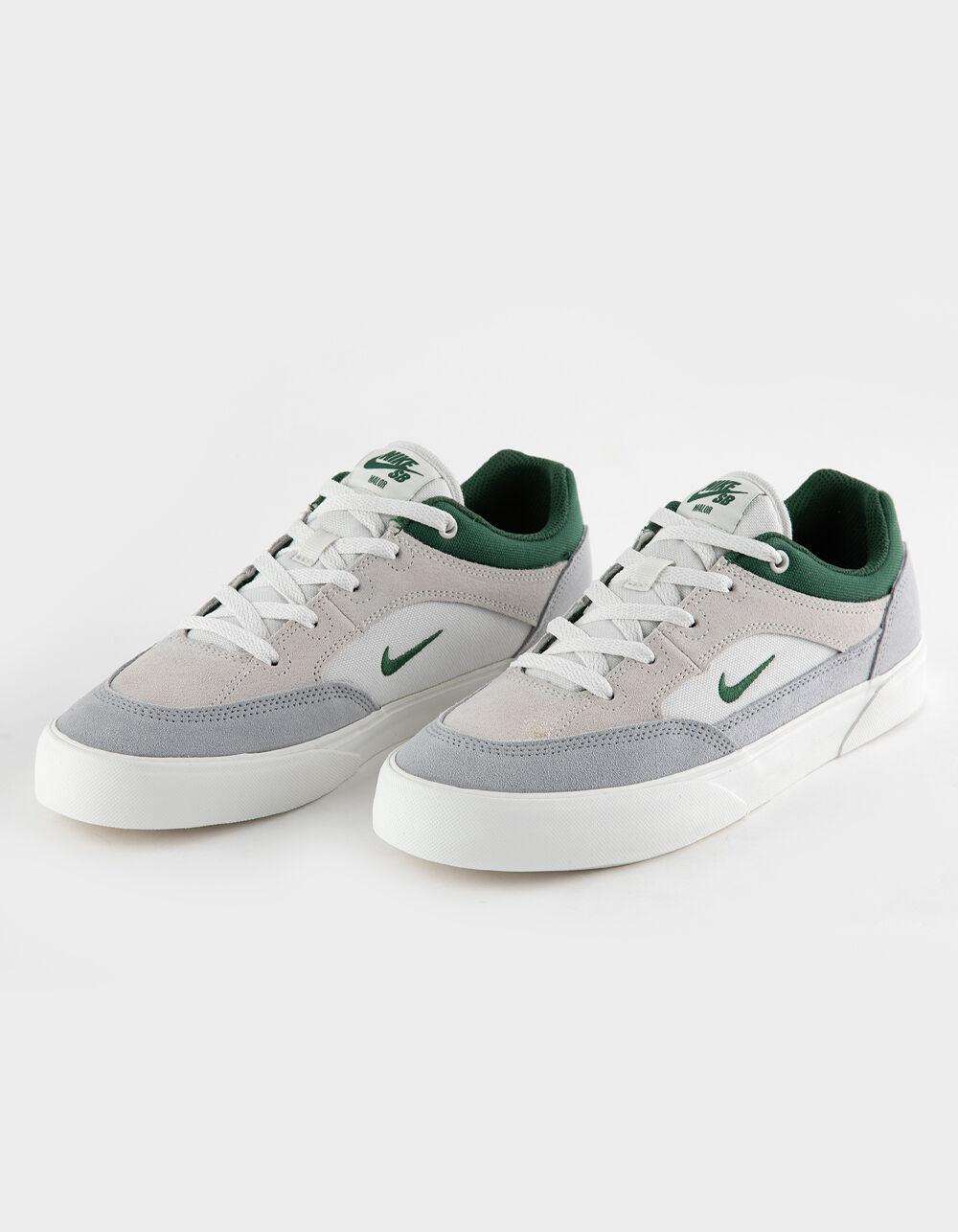 NIKE SB Malor Shoes - WHT/GREEN Product Image