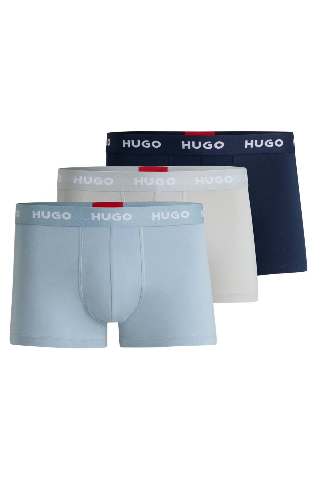 Three-pack of trunks in stretch cotton Product Image