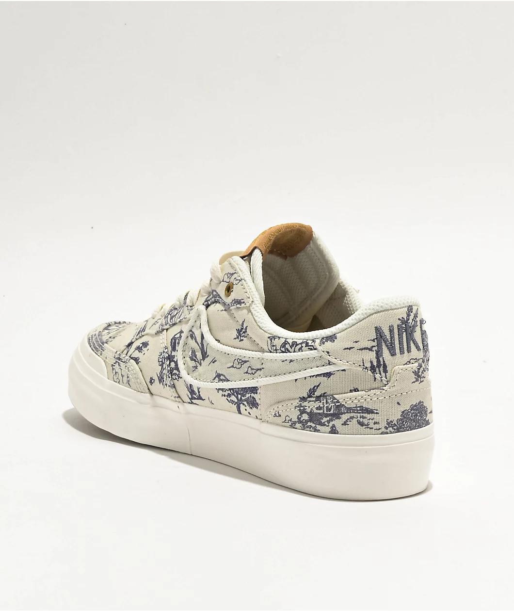 Nike SB Zoom Pogo Plus PRM Sail & Light Bone Skate Shoes Product Image