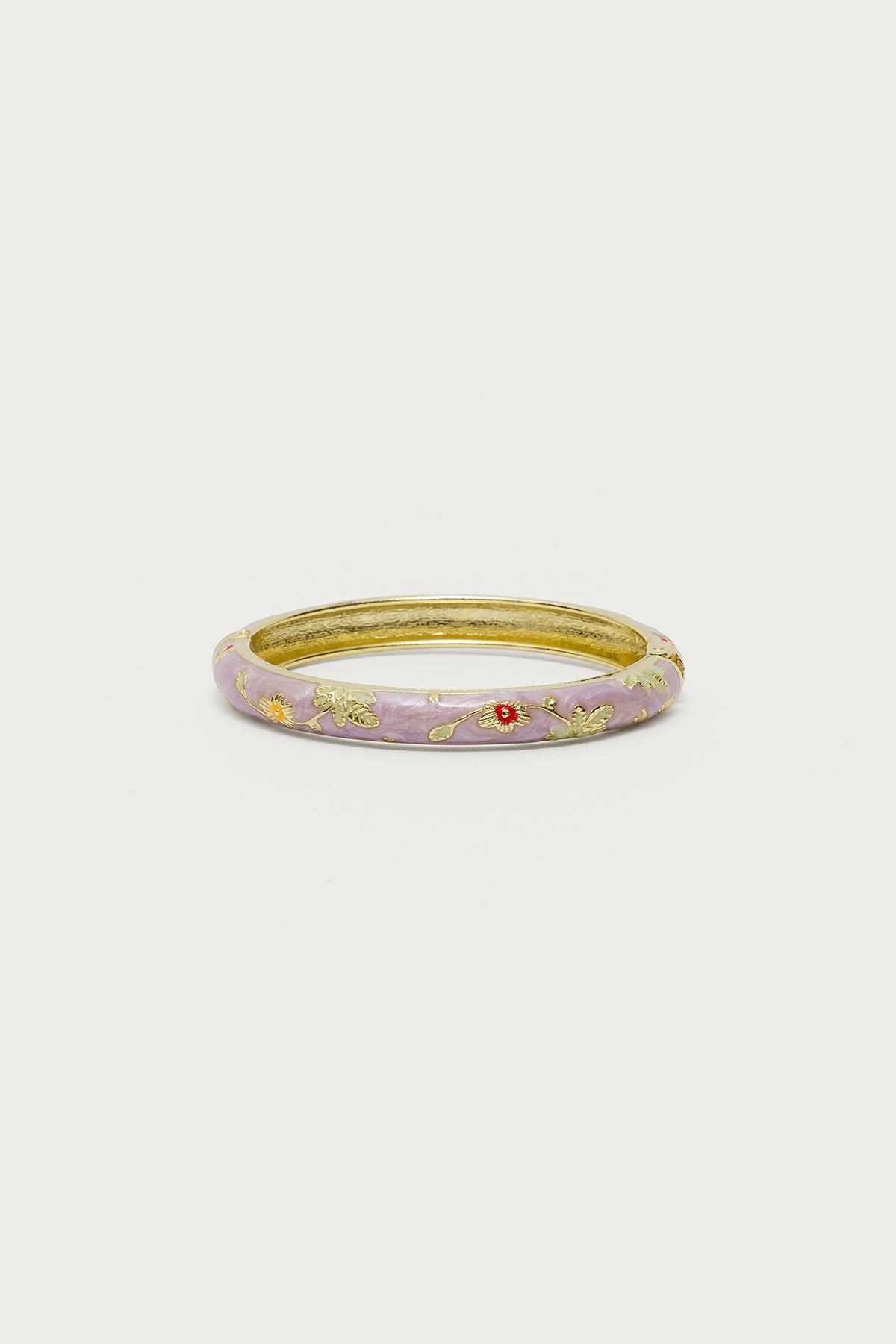 Vintage Floral Bangle Bracelet Product Image