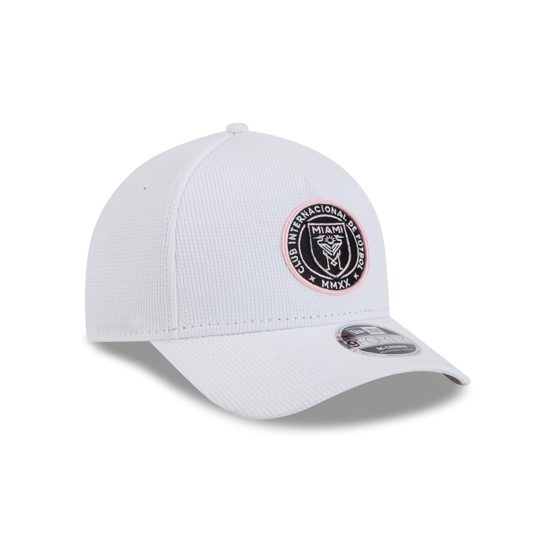 Inter Miami 2025 Jersey Hook White 9FORTY M-Crown A-Frame Snapback Hat Male Product Image