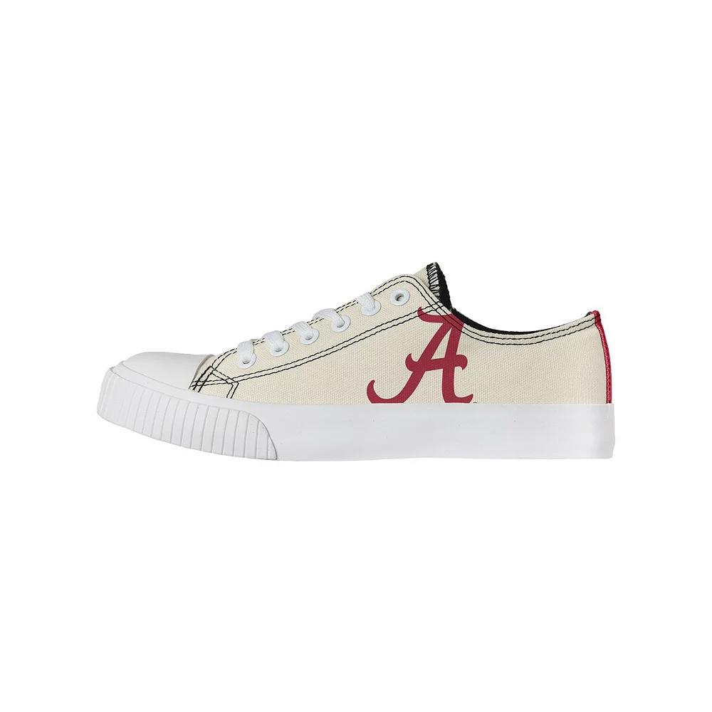 Women's FOCO Cream Los Angeles Angels Low Top Canvas Shoes,  Product Image