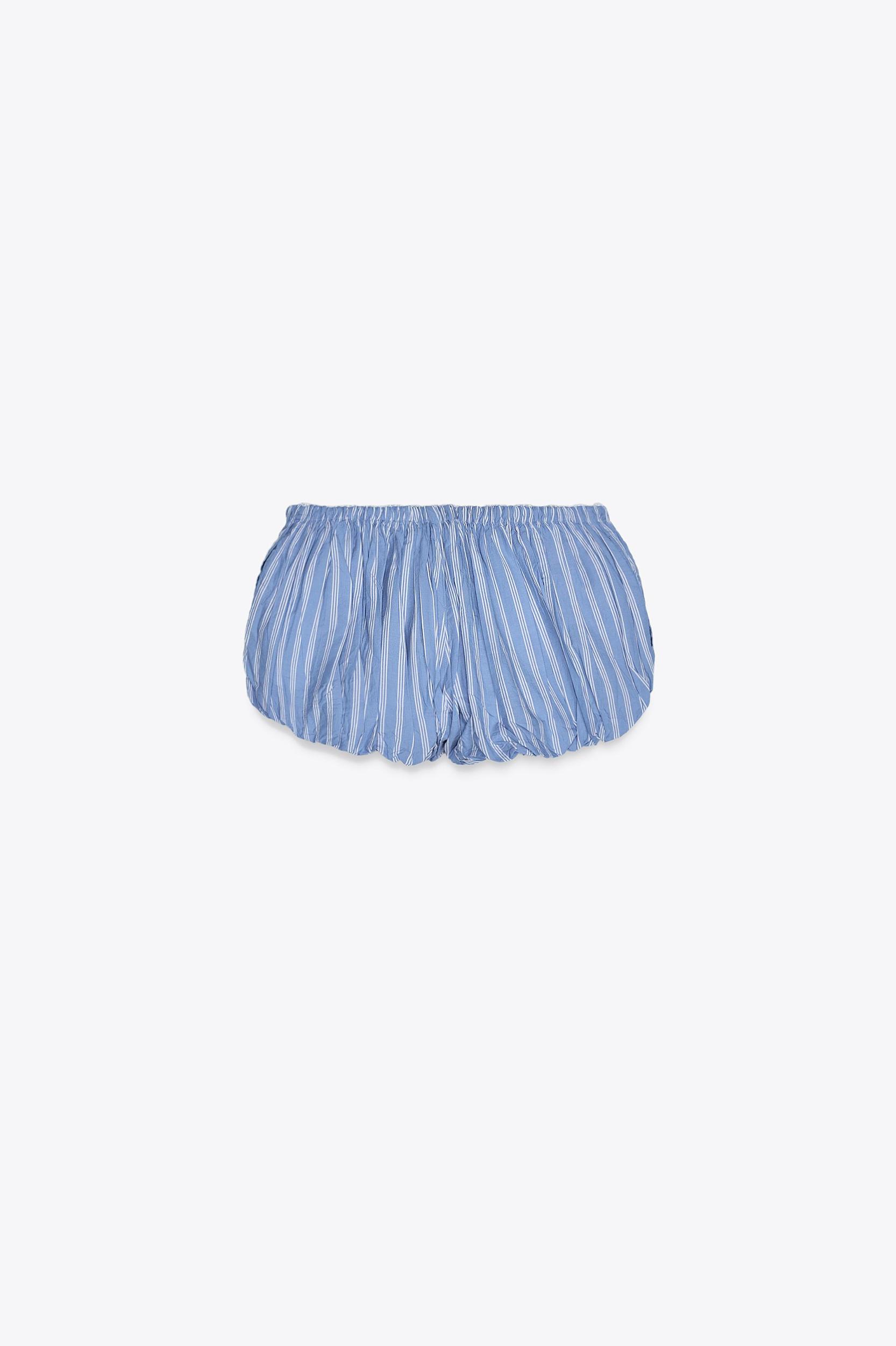 STRIPED MINI VOLUME SHORTS Product Image