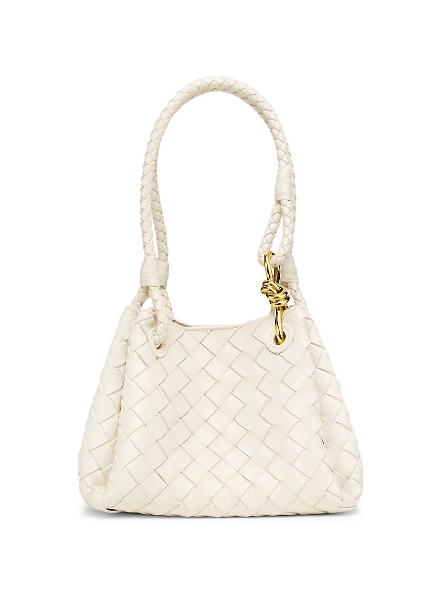 Womens Andiamo Intrecciato Leather Crossbody Bag Product Image