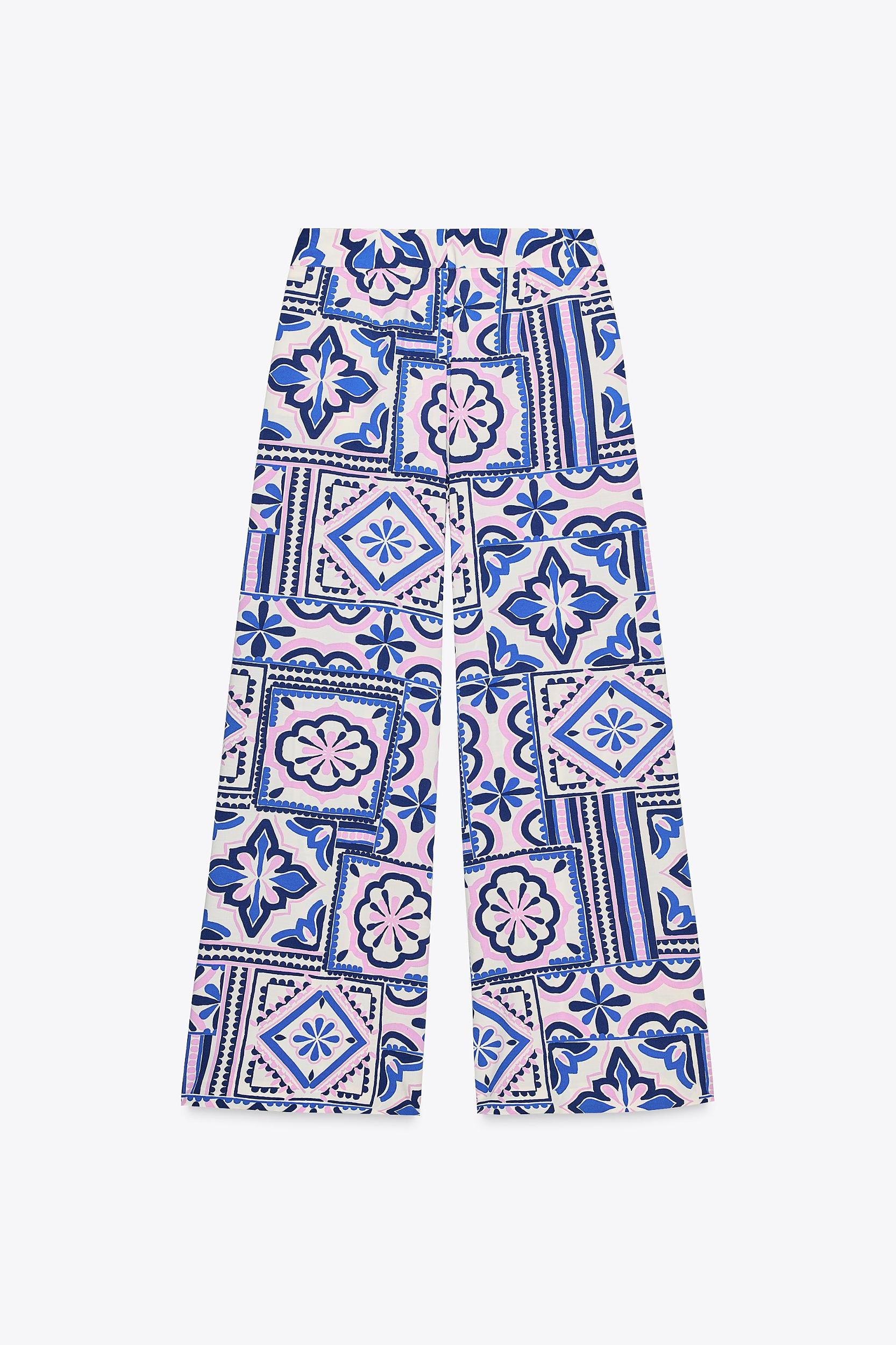 PRINTED PALAZZO PANTS Product Image