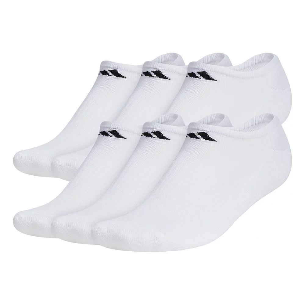 Men's adidas 6-pack Athletic Cushioned No-Show Socks, Adult Unisex,  Product Image